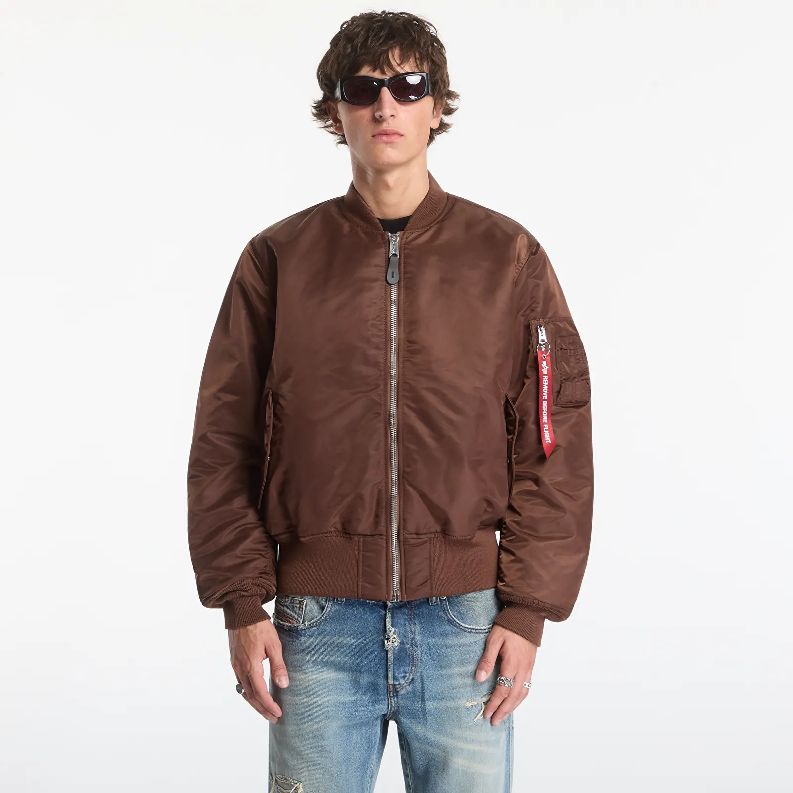 Geci bomber Alpha Industries MA-1 Heritage Powder Brown
