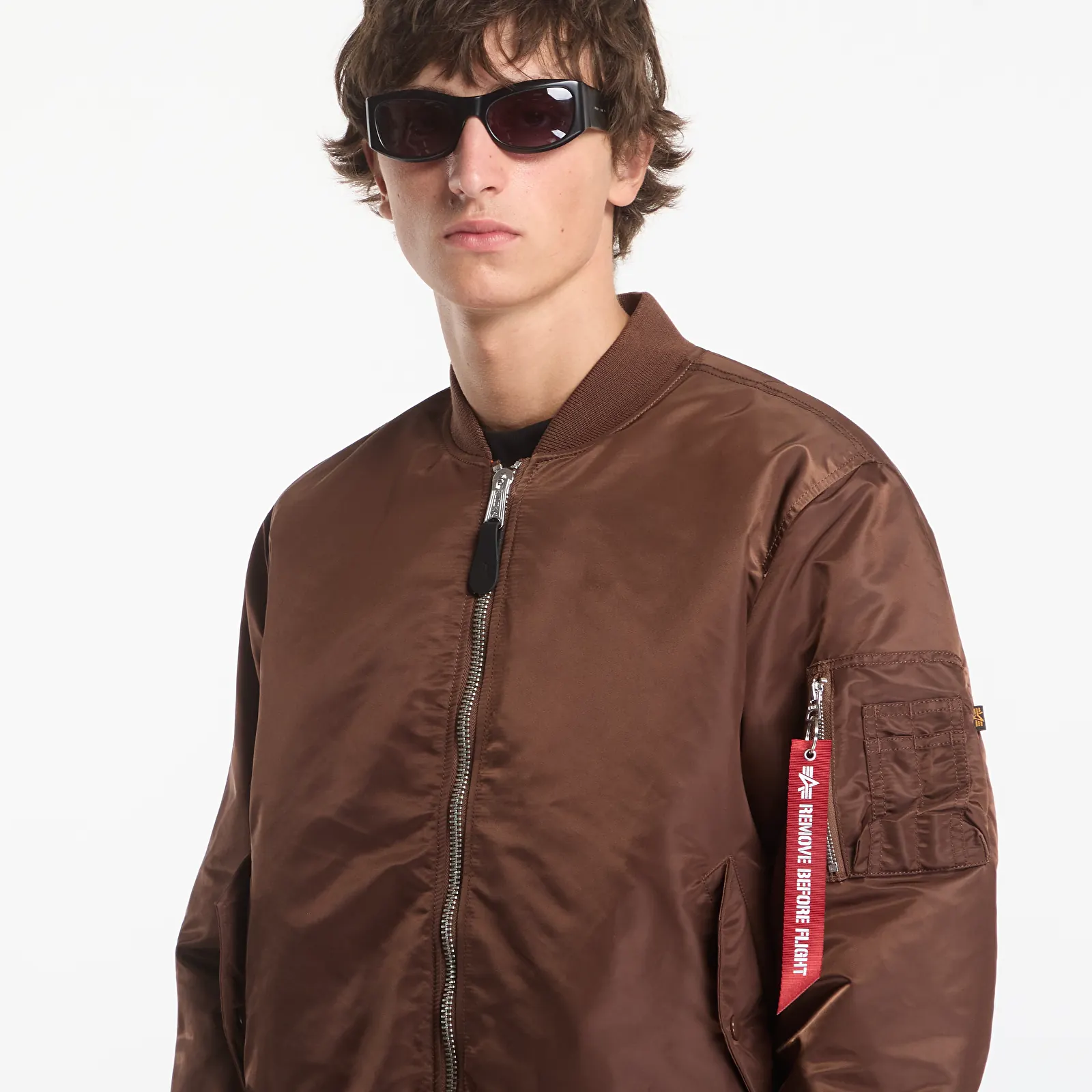 Geci bomber Alpha Industries MA-1 Heritage Powder Brown