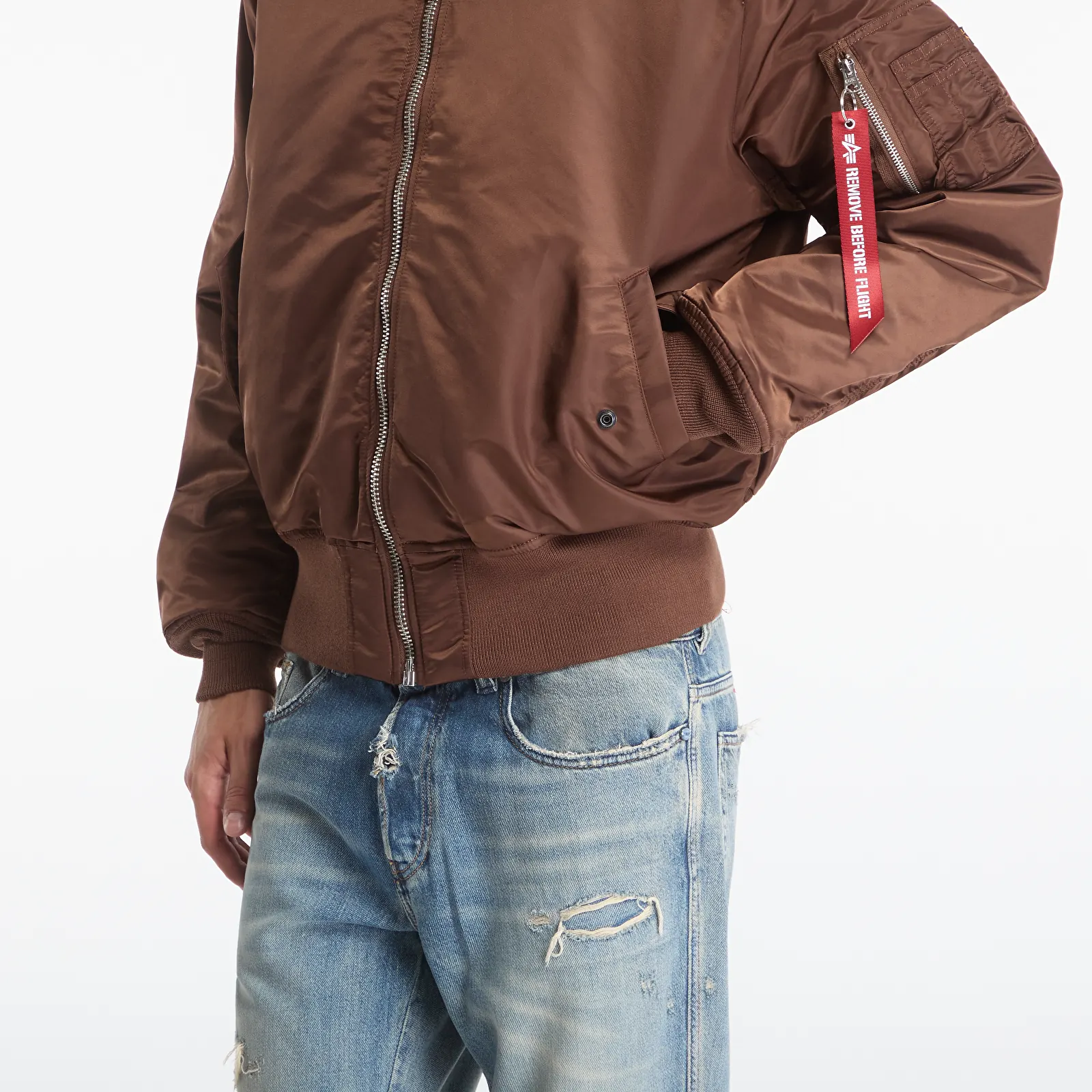 Geci bomber Alpha Industries MA-1 Heritage Powder Brown