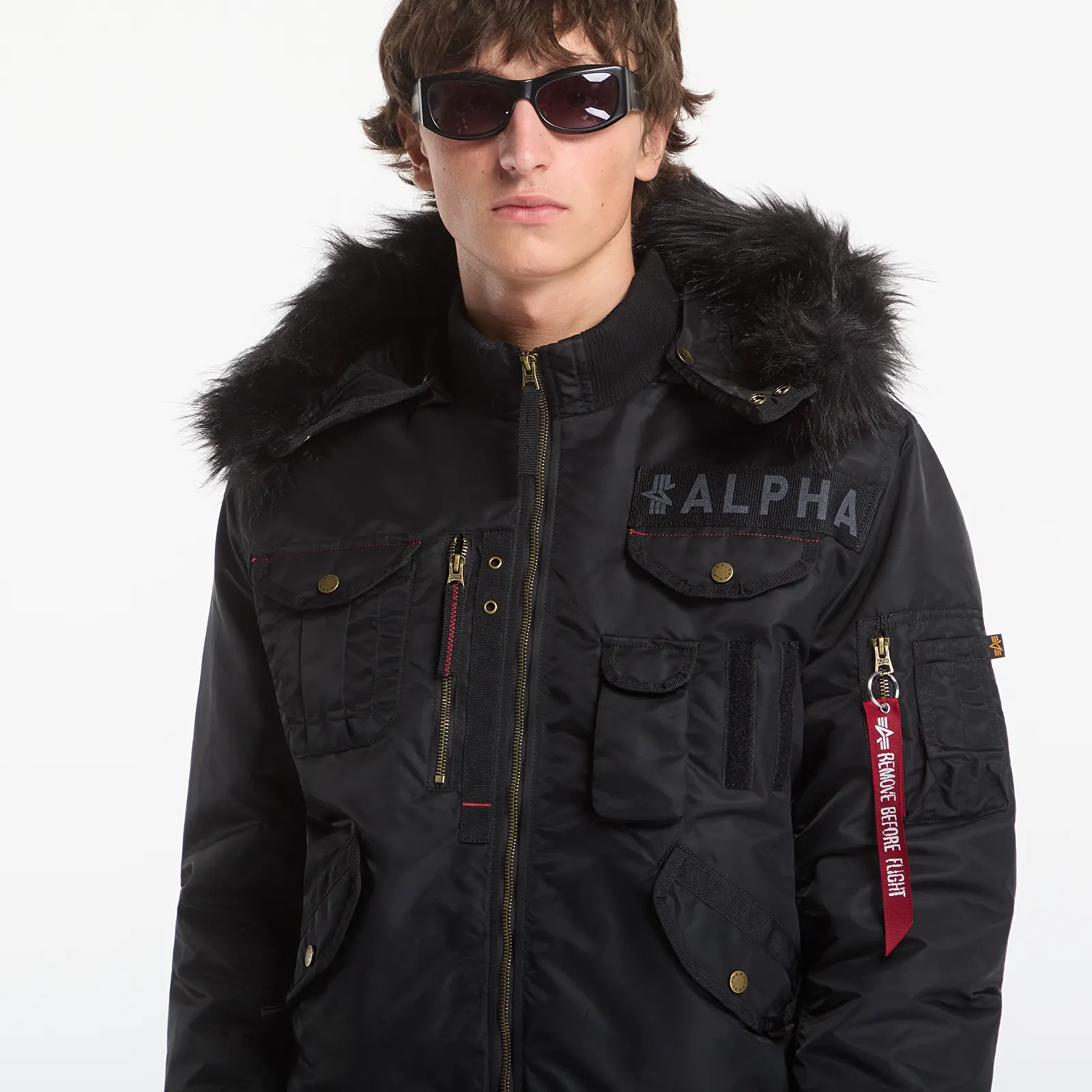 Parka mēteļi Alpha Industries Deflector Black