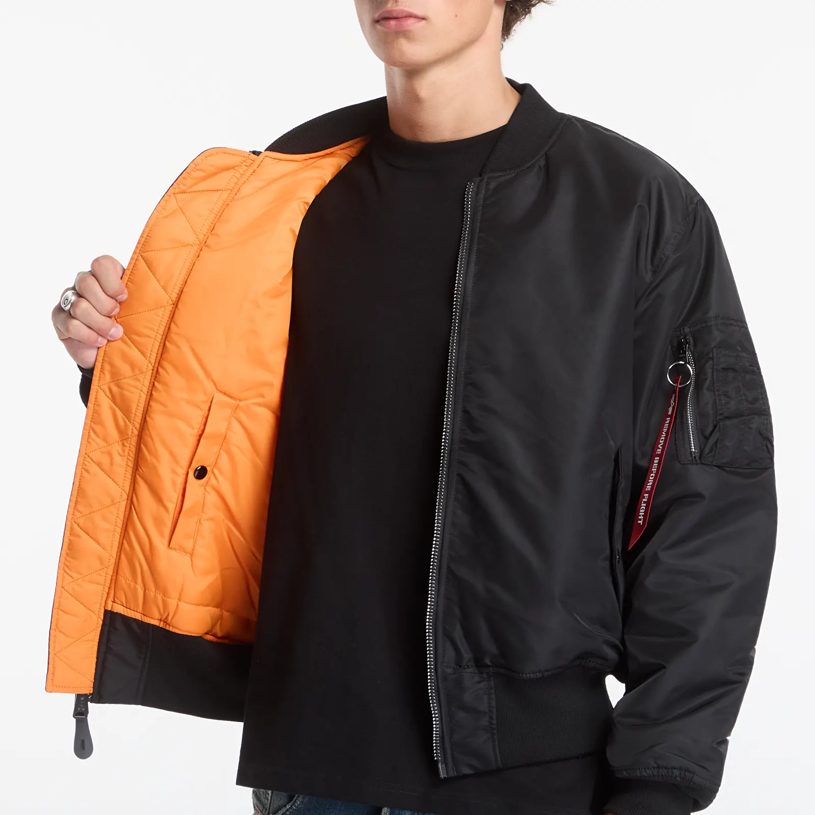 Geci bomber Alpha Industries MA-1 Heritage Black/ Black