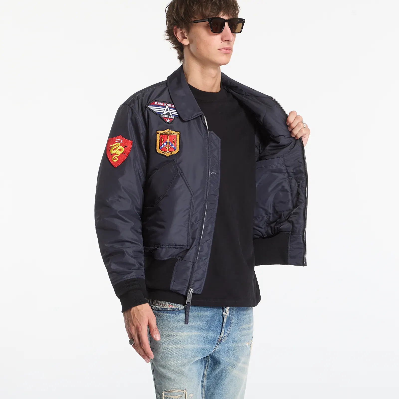 Jackets Alpha Industries CWU-45/P Devils Brigade Iron Grey