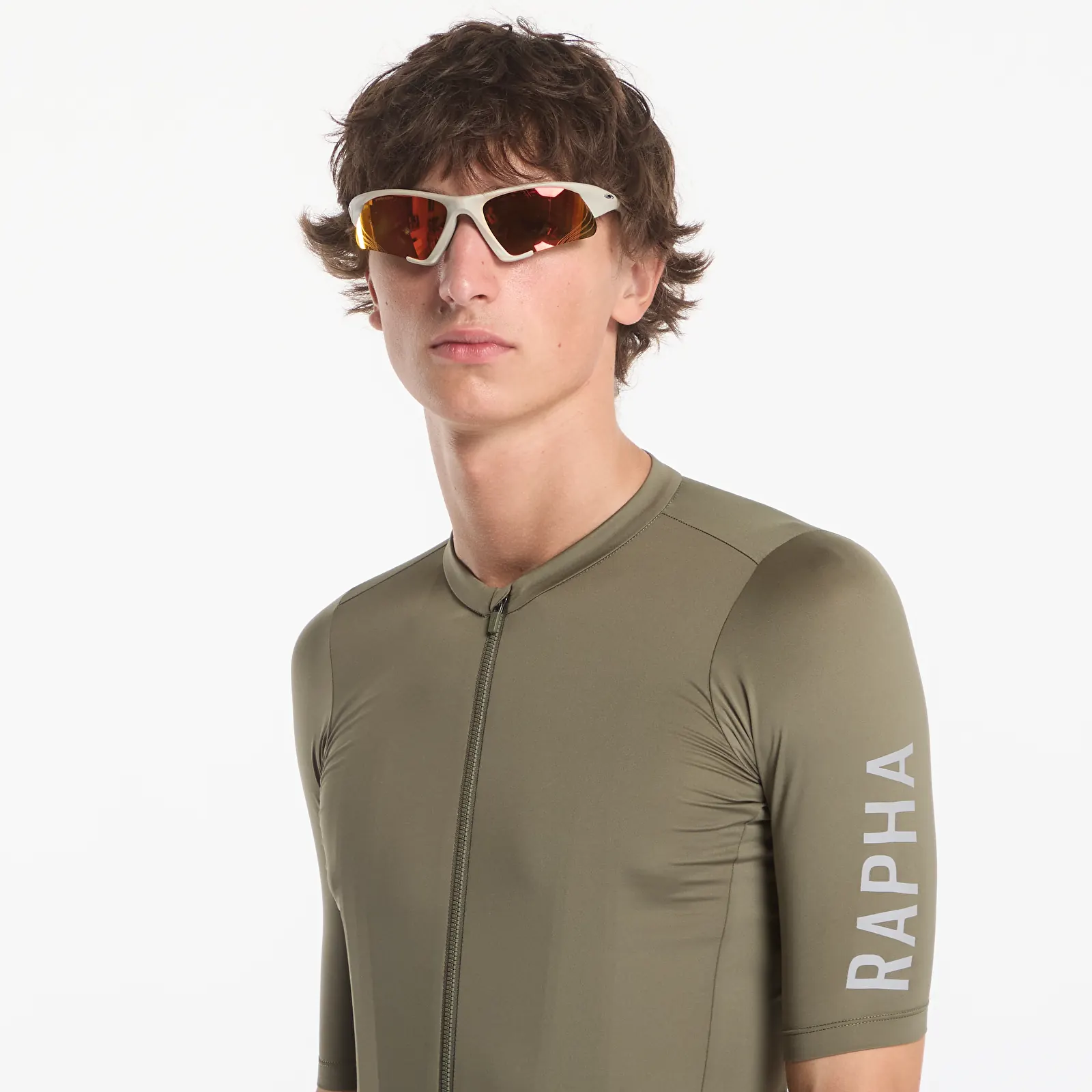 Jerseys Rapha Men's Pro Team Training Jersey III Moss Green/ Smoky Silver