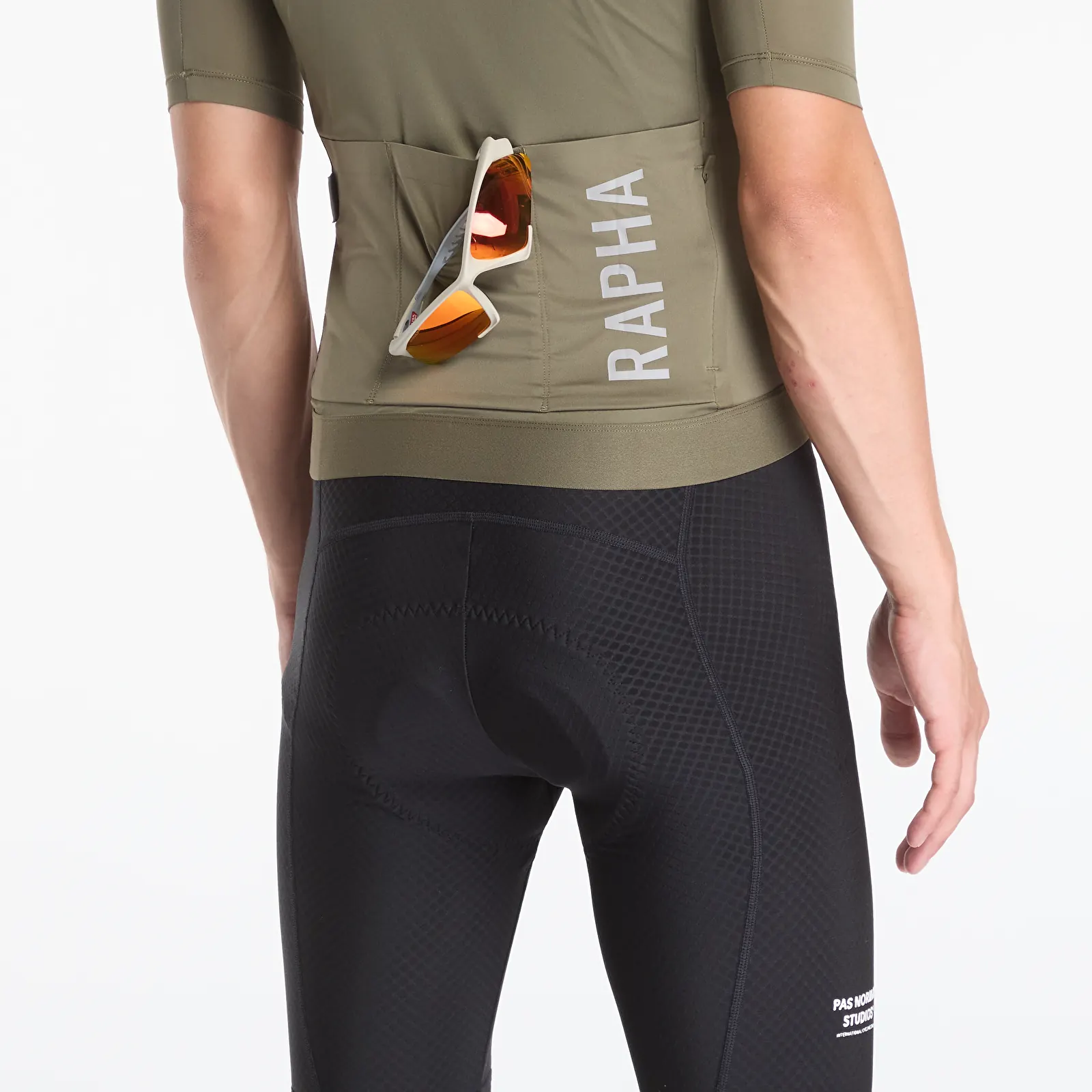 Jerseys Rapha Men's Pro Team Training Jersey III Moss Green/ Smoky Silver