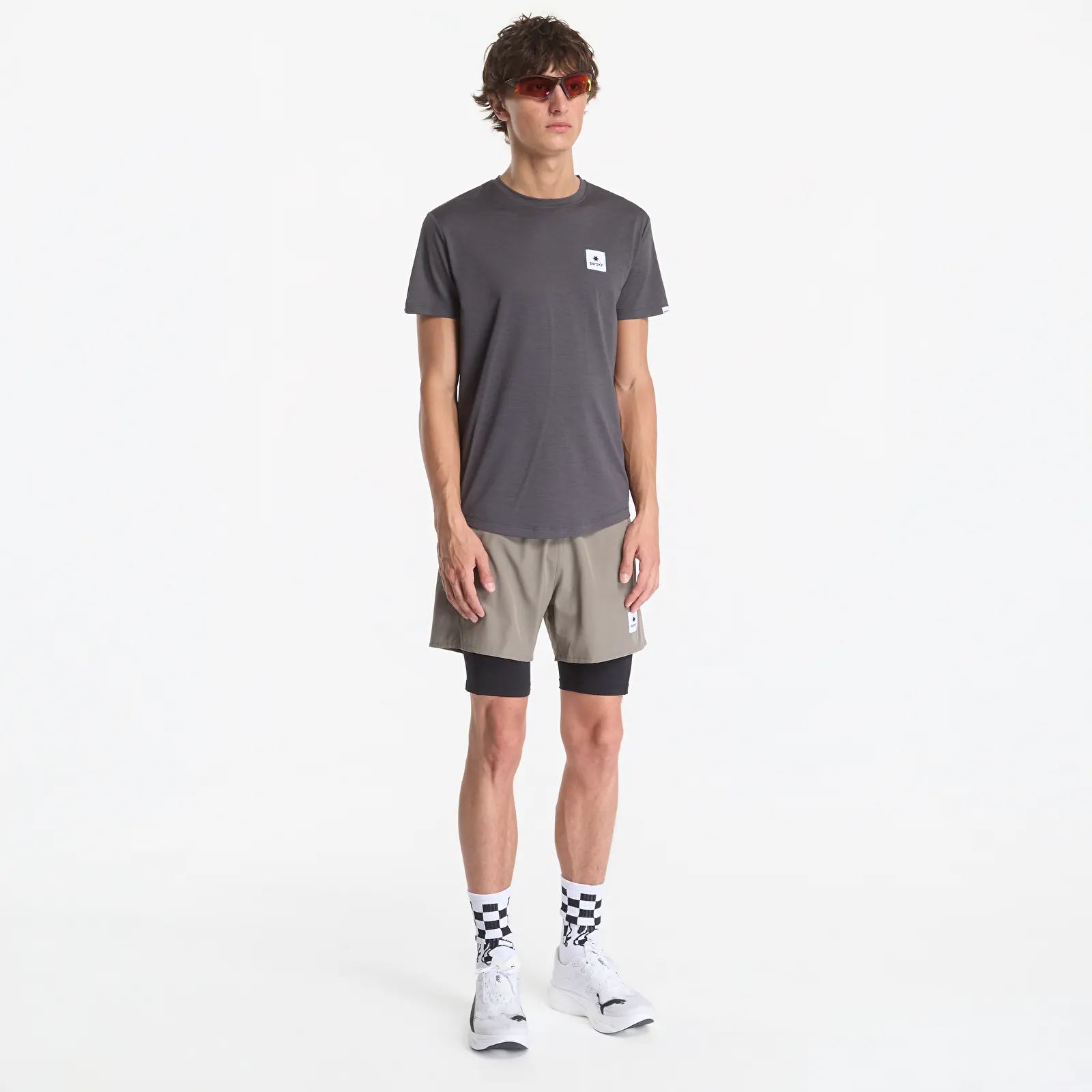 T-shirts SAYSKY Statement Combat Pro T-shirt Grey