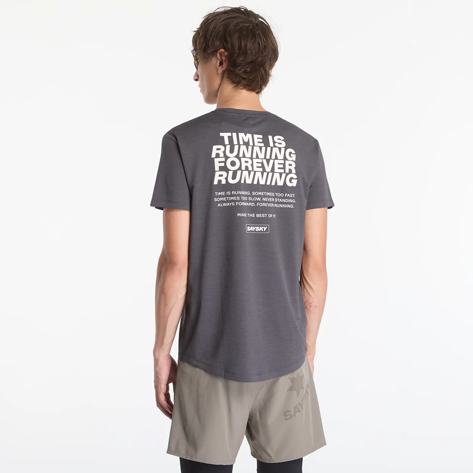 T-shirts SAYSKY Statement Combat Pro T-shirt Grey