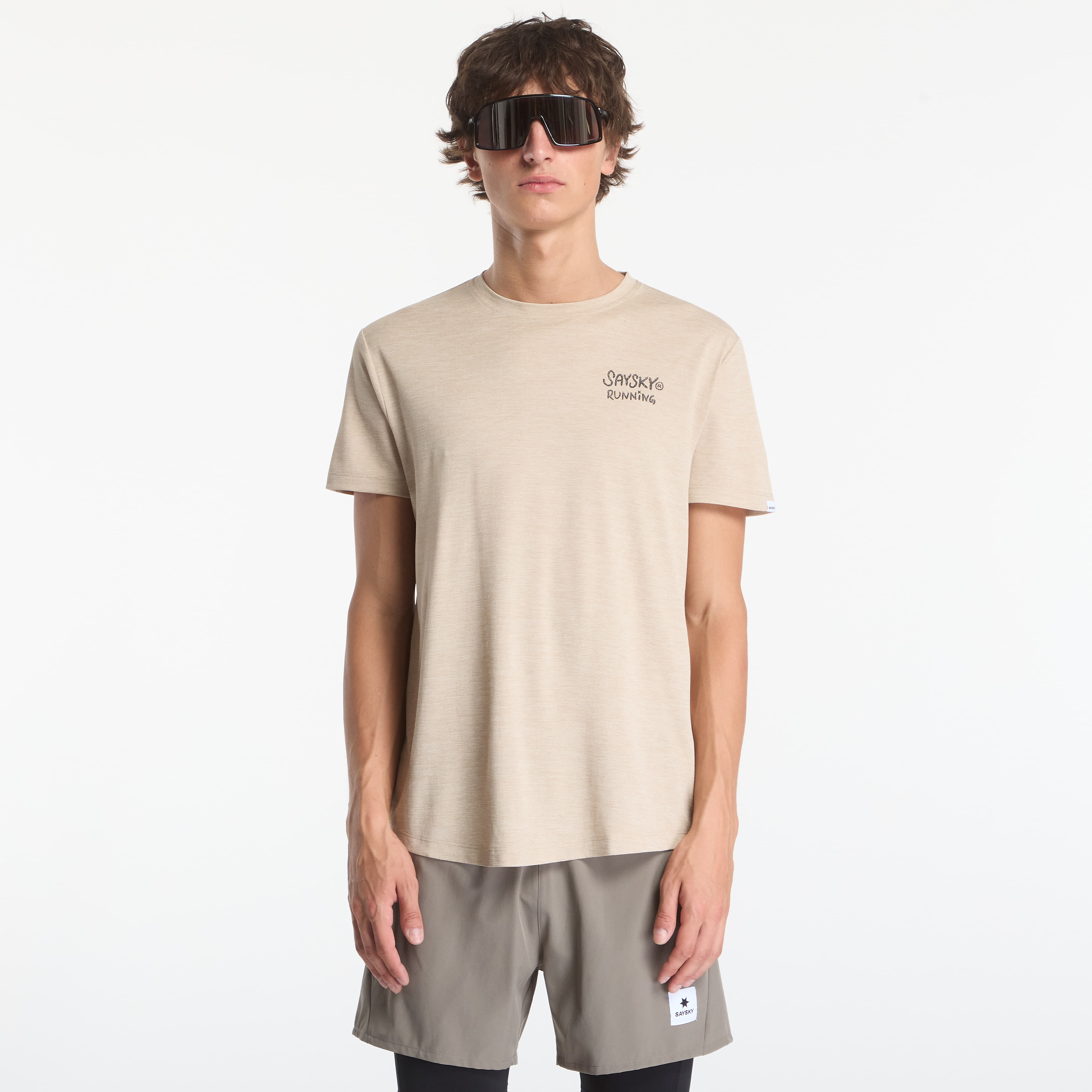 T-shirt SAYSKY Statement Combat Pro T-shirt Sand L