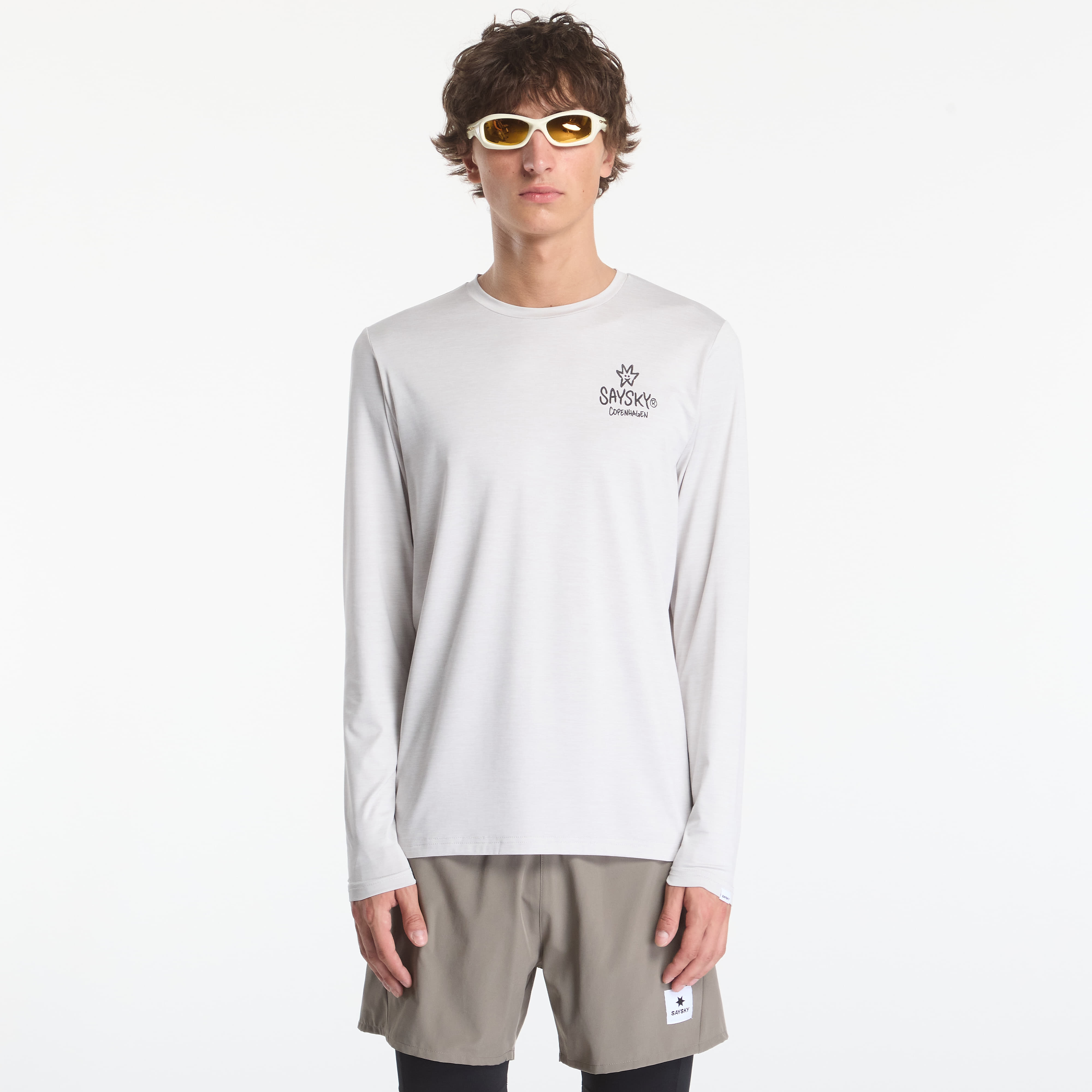 T-shirt SAYSKY Statement Pace Long Sleeve Grey S