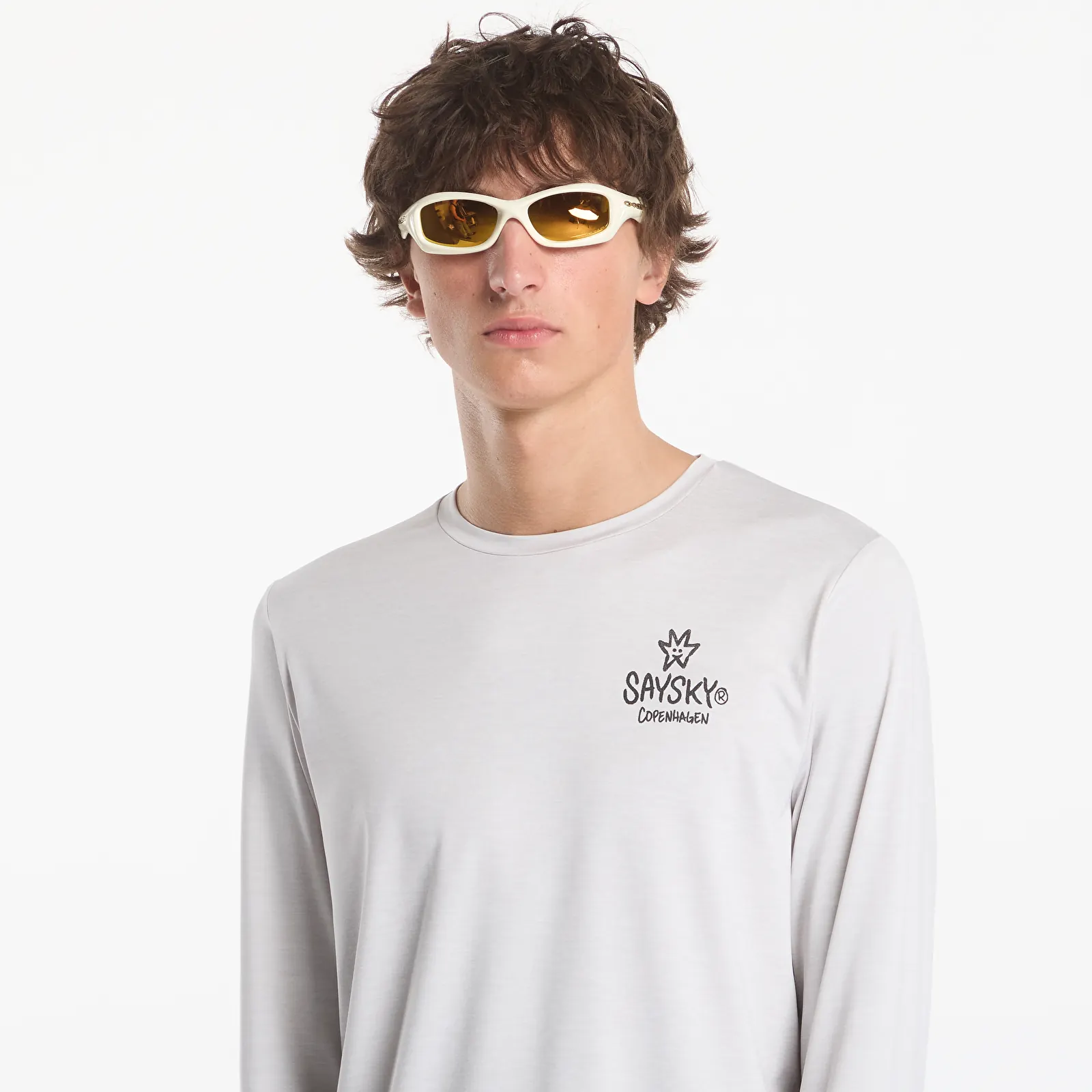 Tričká SAYSKY Statement Pace Long Sleeve Grey