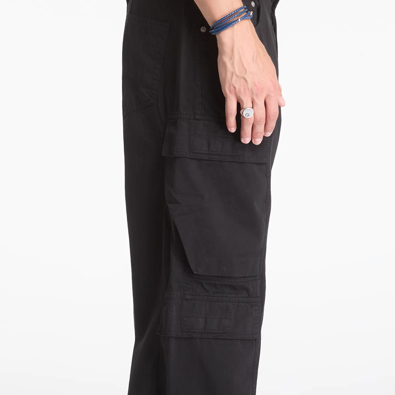 Spijkerbroeken Rick Owens DRKSHDW Double Cargo Jeans Black