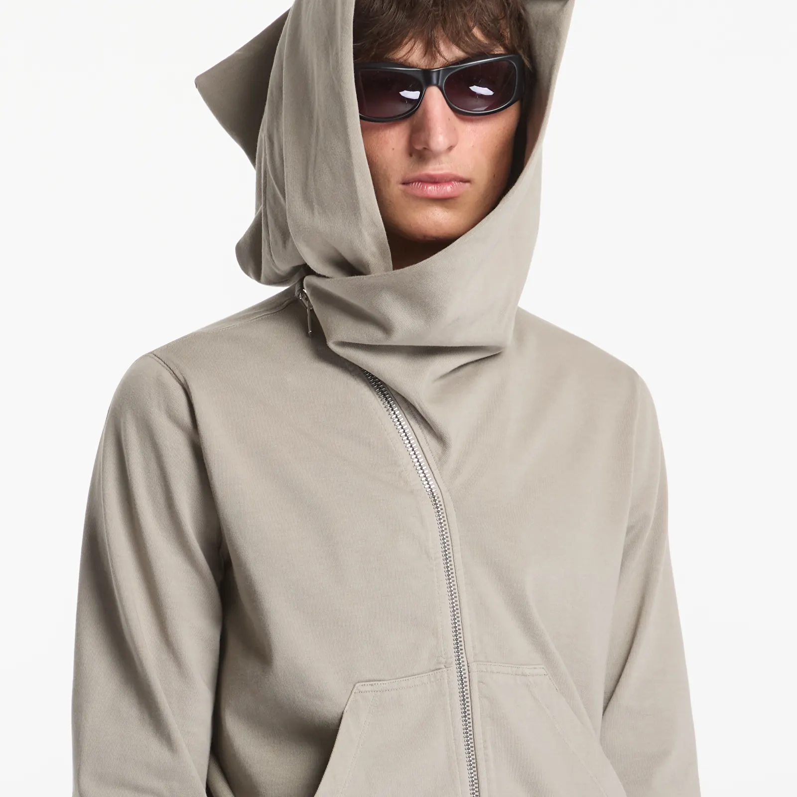 Hoodies and sweatshirts  Rick Owens DRKSHDW Mountain Hoodie Mineral