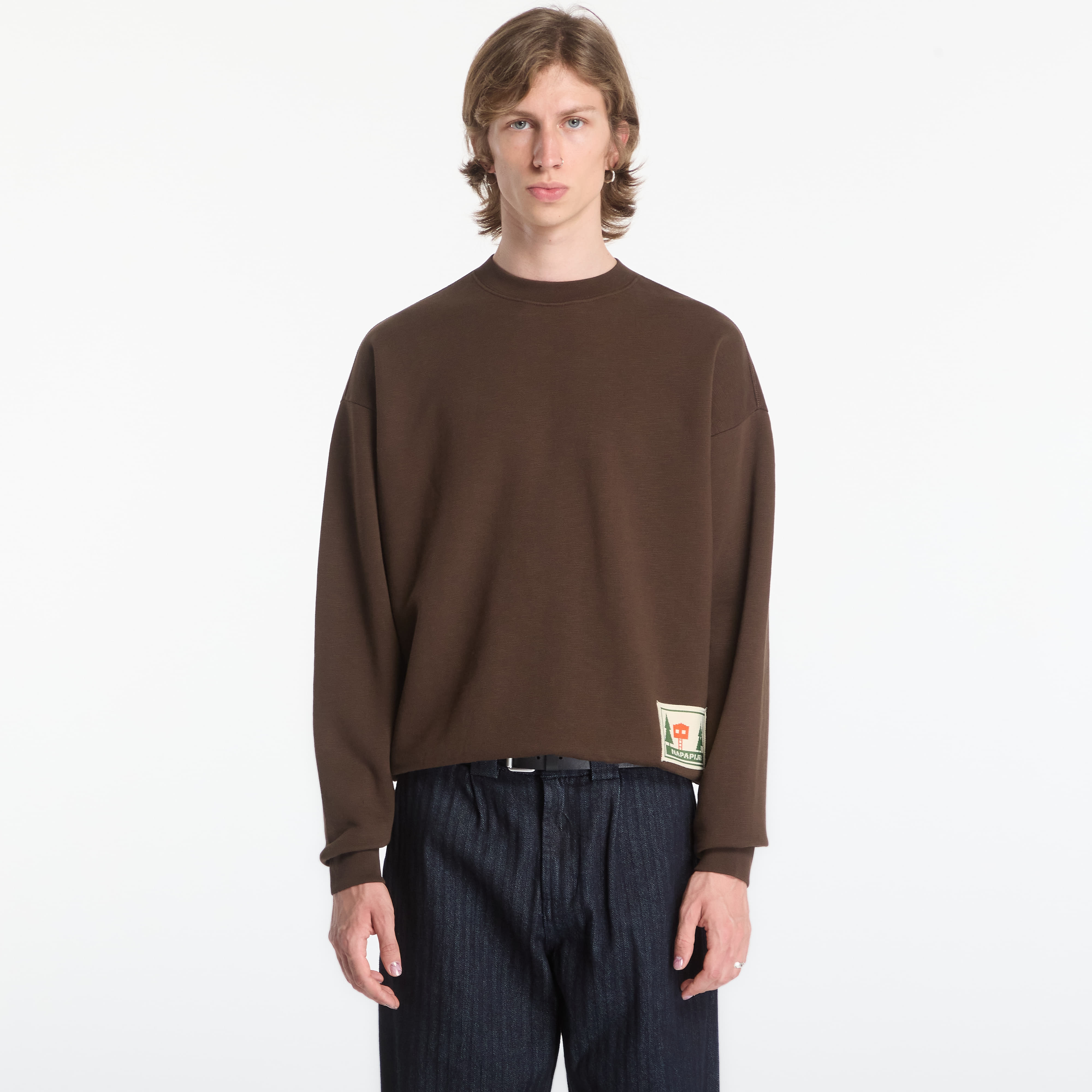 Суитшърт Napapijri Trahus French Terry Sweatshirt Demitasse XL