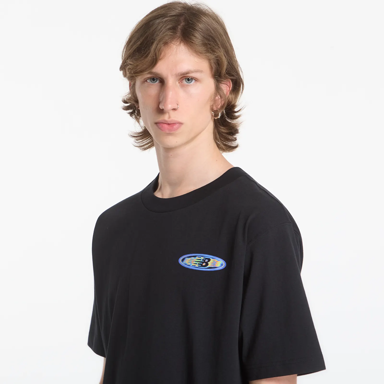 Pólók New Balance Heat Map Forward Thinker T-Shirt Black