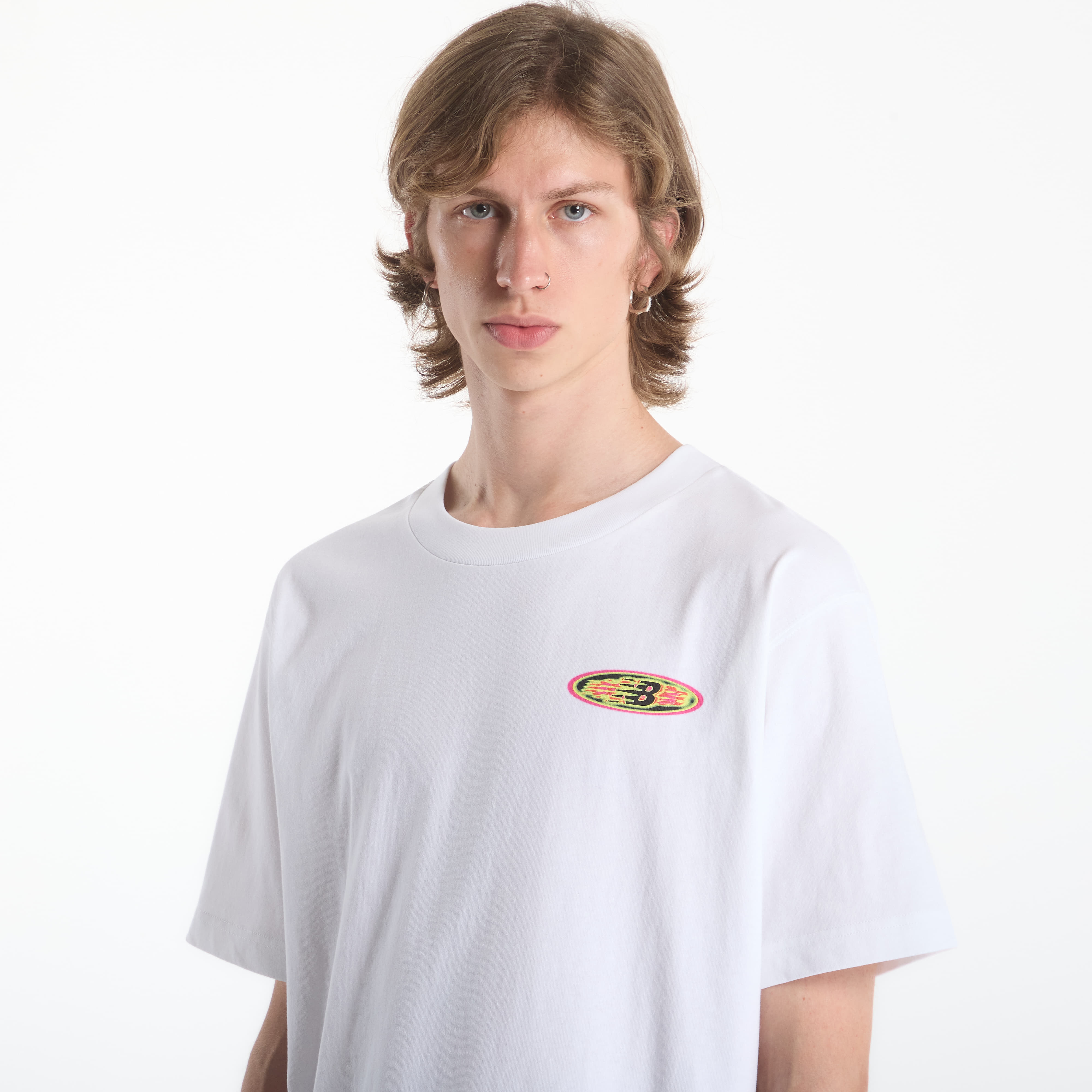 T-shirt New Balance Heat Map Forward Thinker T-Shirt White M