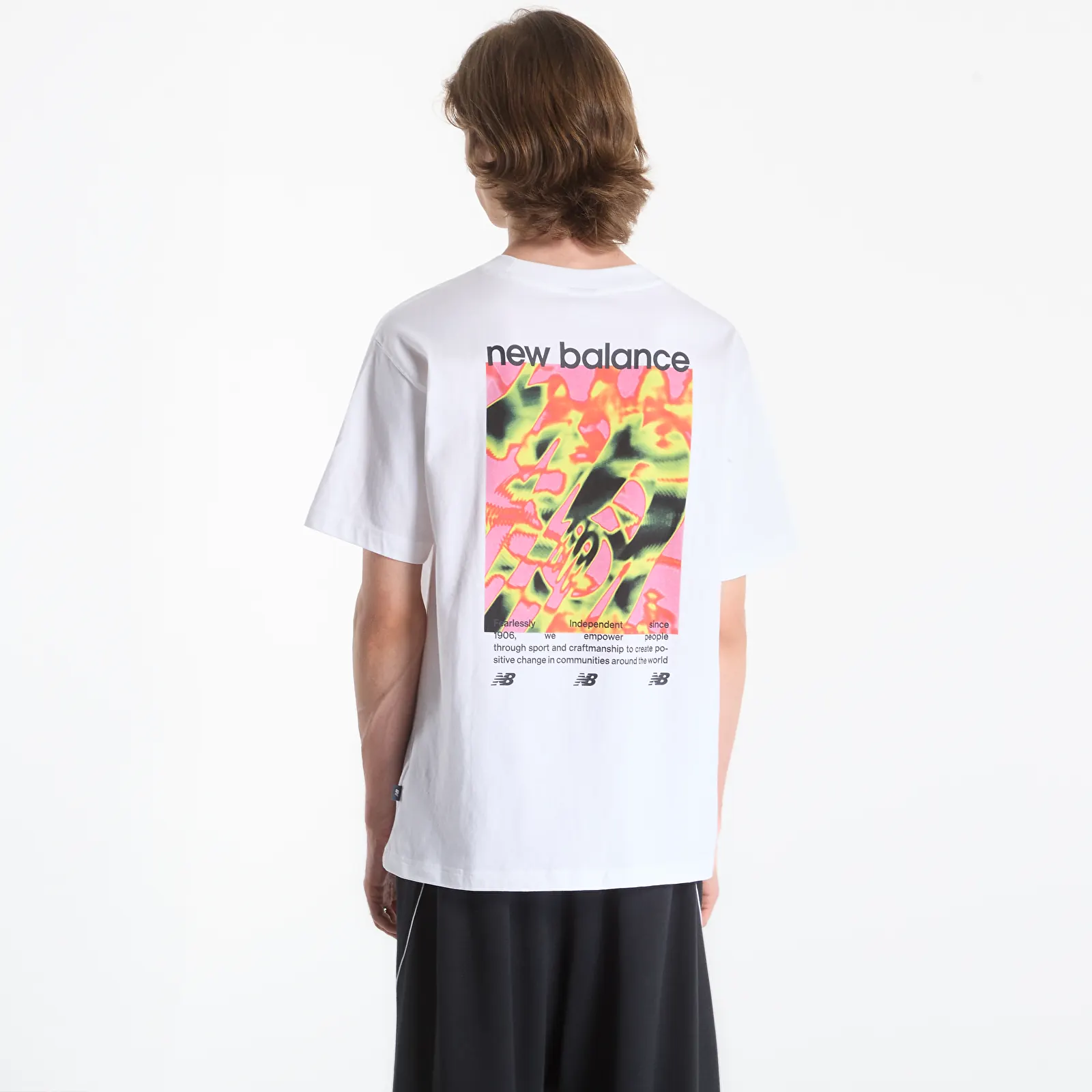 T-shirts  New Balance Heat Map Forward Thinker T-Shirt White