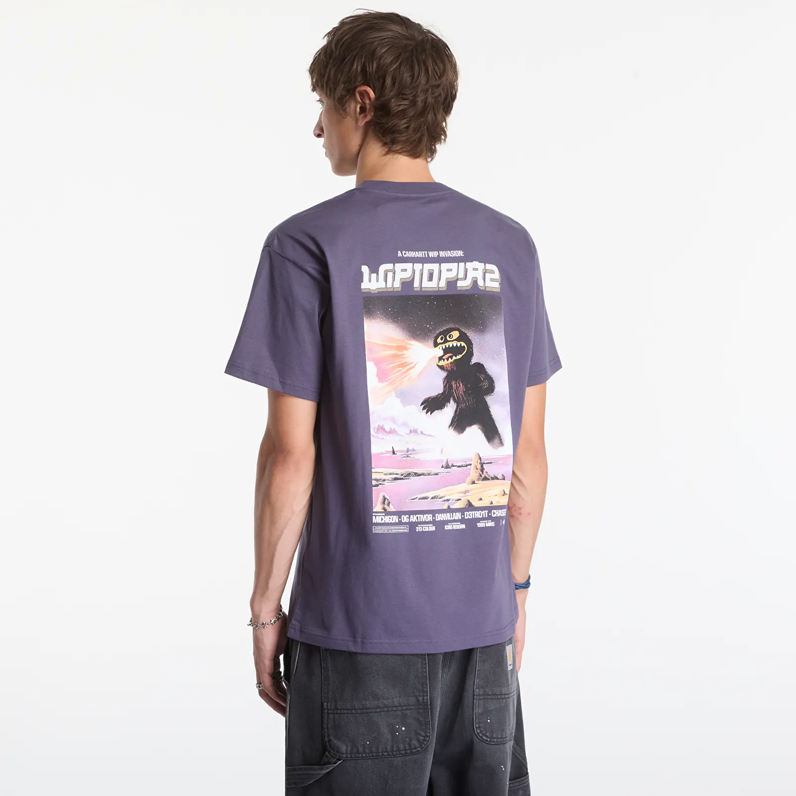 T-Shirts Carhartt WIP S/S Wiptopia II T-Shirt UNISEX Shady Purple