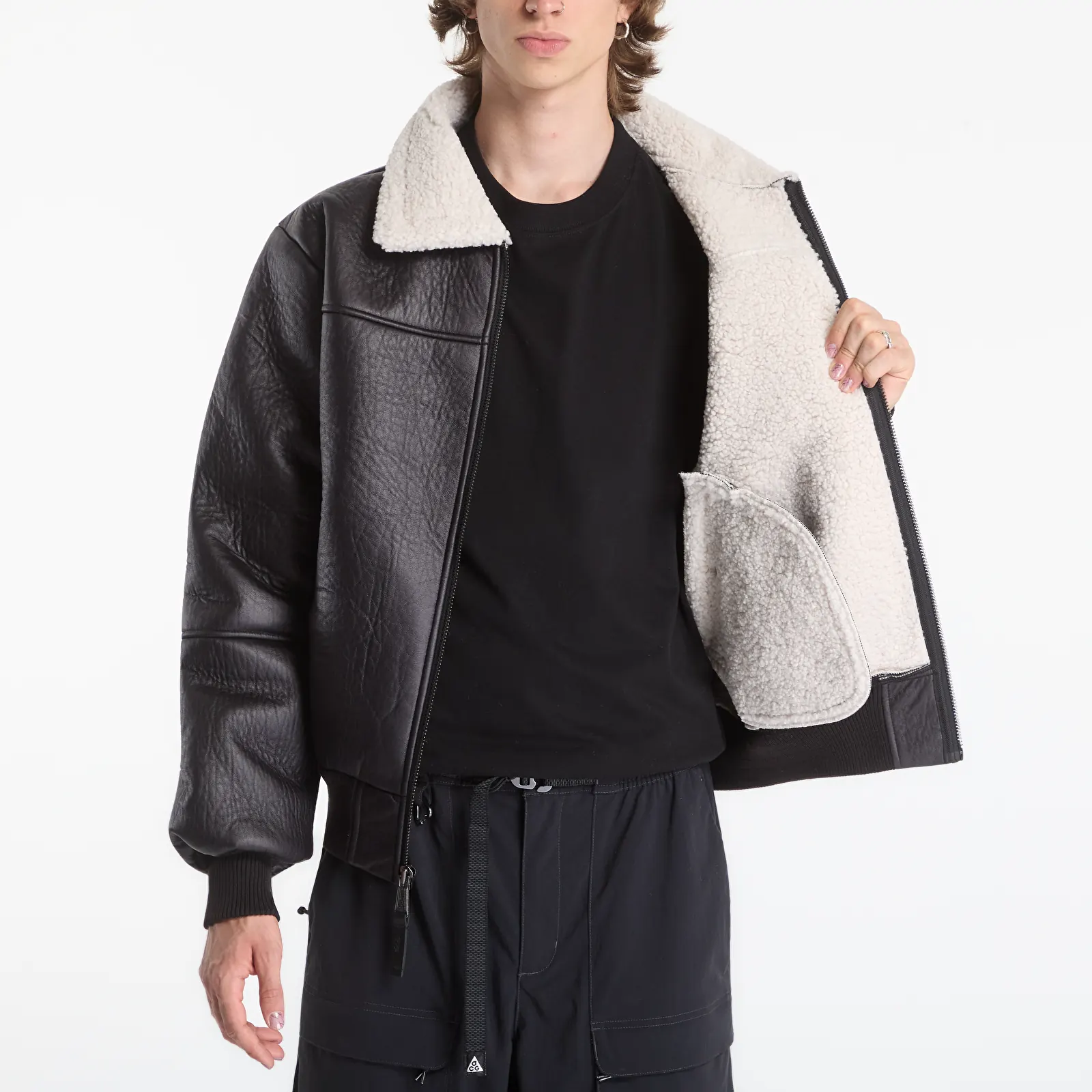 Vestes  Alpha Industries B-15 Modified Black