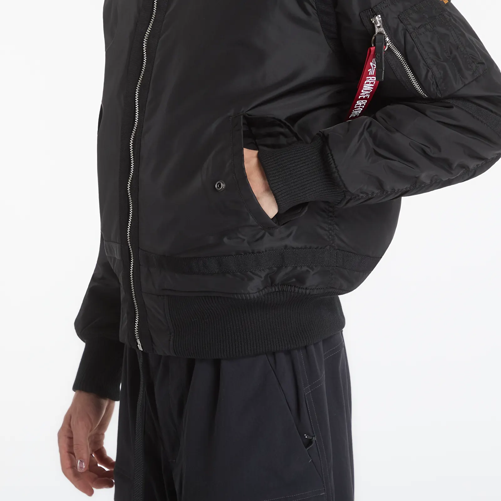 Parka Coats Alpha Industries B-15 III TT Two Tone Black/ Beige