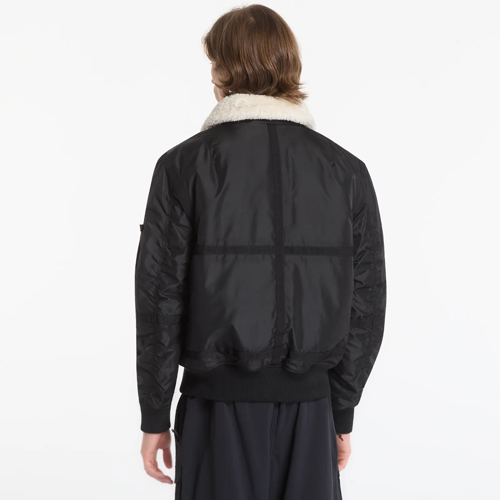 Parka Coats Alpha Industries B-15 III TT Two Tone Black/ Beige