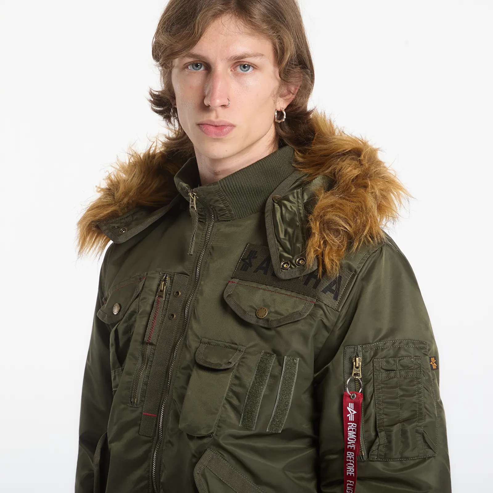 Parka mēteļi Alpha Industries Deflector Dark Olive
