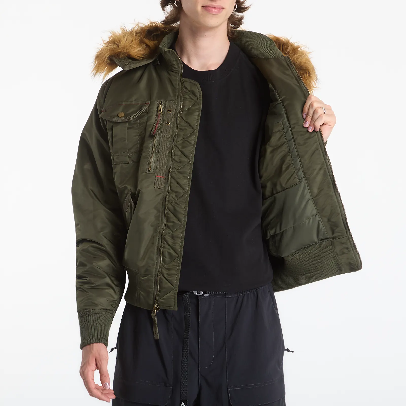 Parka mēteļi Alpha Industries Deflector Dark Olive