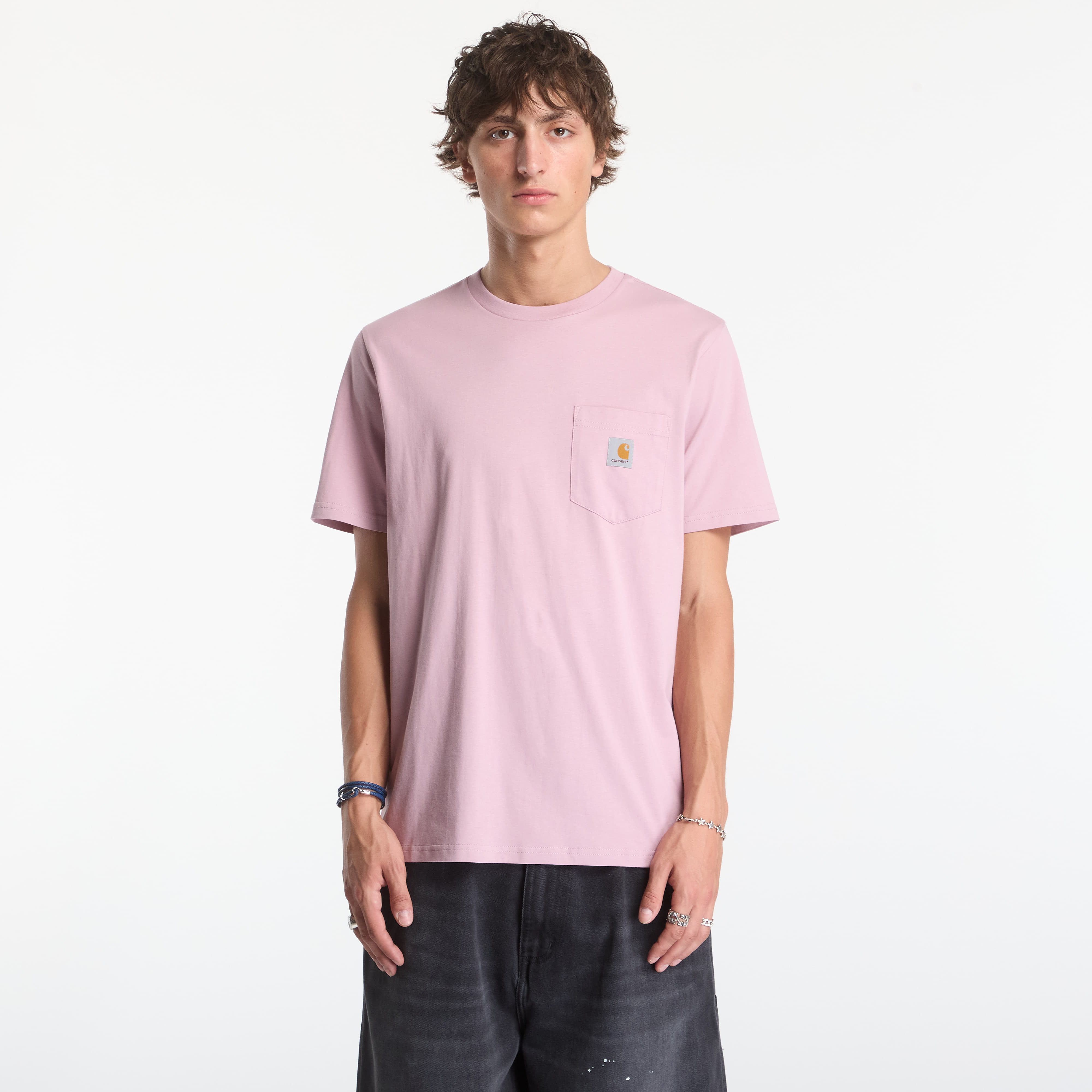 Tricou Carhartt WIP S/S Pocket T-Shirt UNISEX Hortensia XS