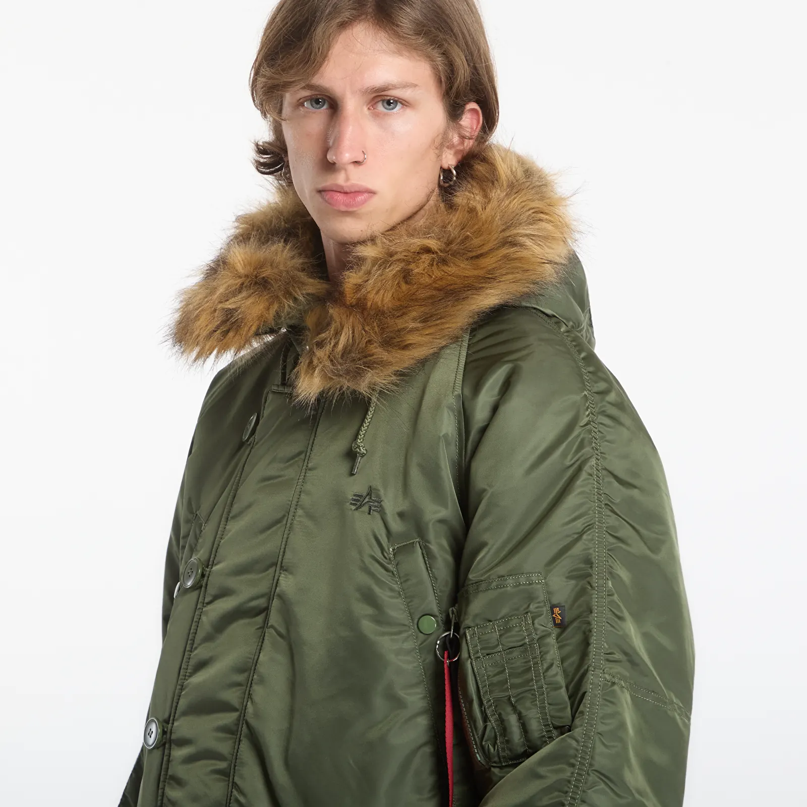 Ανδρικά σακάκια Alpha Industries N-3B Heritage Sage-Green