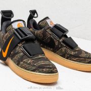 Men s shoes Nike x Carhartt WIP Air Force 1 UT Low Premium Camo Green Total Orange Footshop