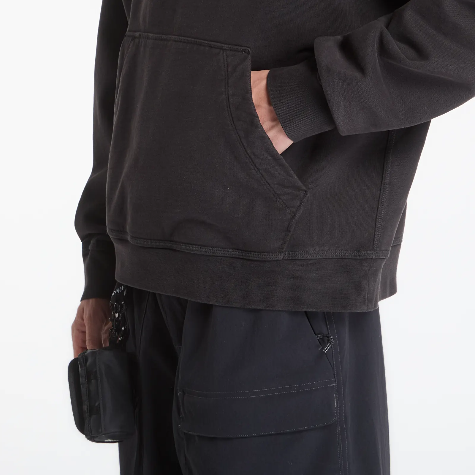 Mikinas ar kapuci un sporta krekli Oakley Echo Mod Embroidered Hoodie Pitch Black