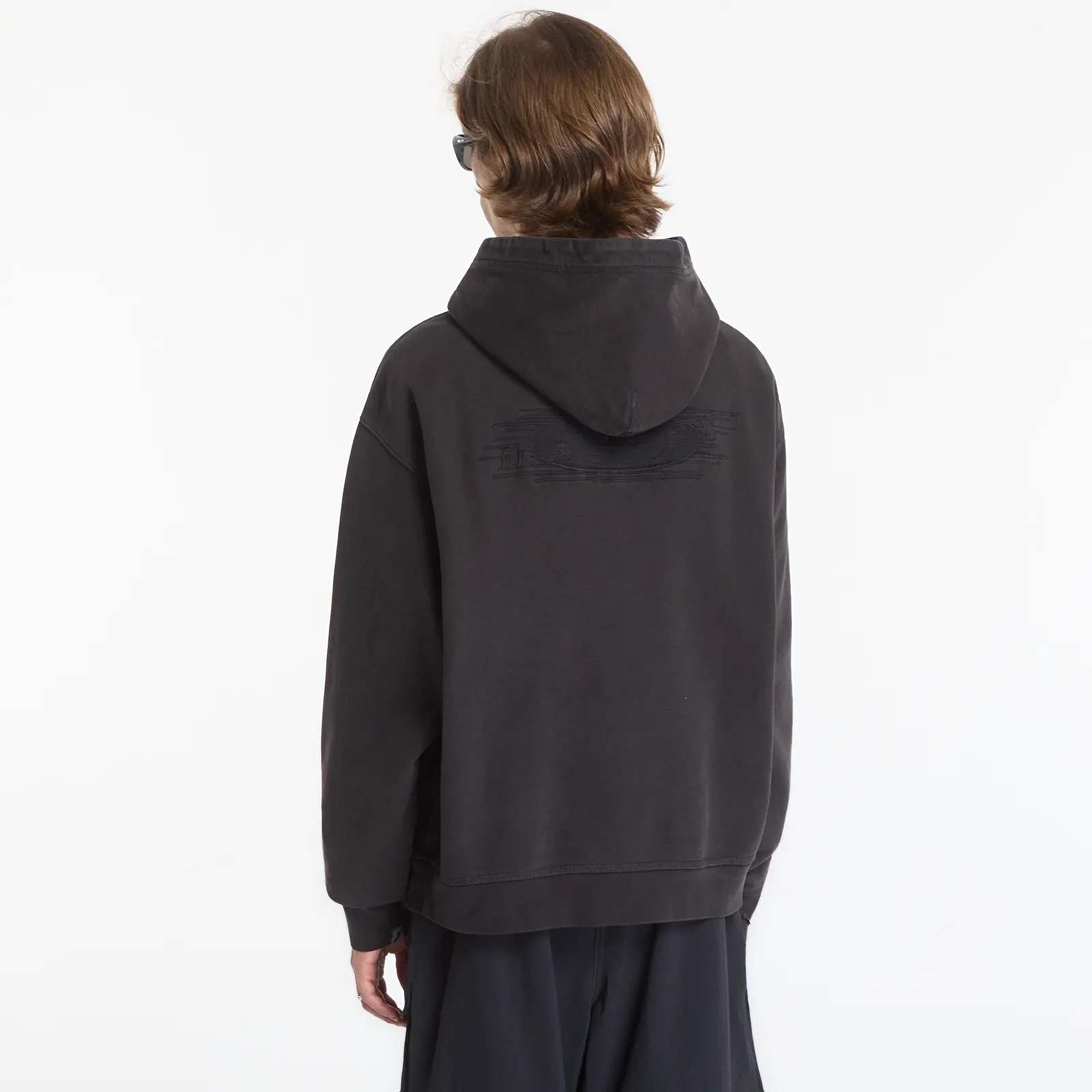 Mikinas ar kapuci un sporta krekli Oakley Echo Mod Embroidered Hoodie Pitch Black