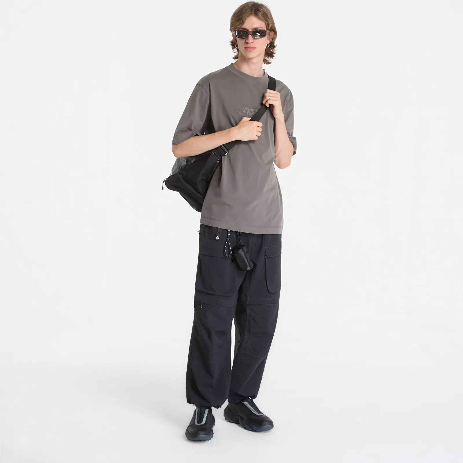 T-shirts Oakley Echo Mod Embroidered Tee Granite Gray