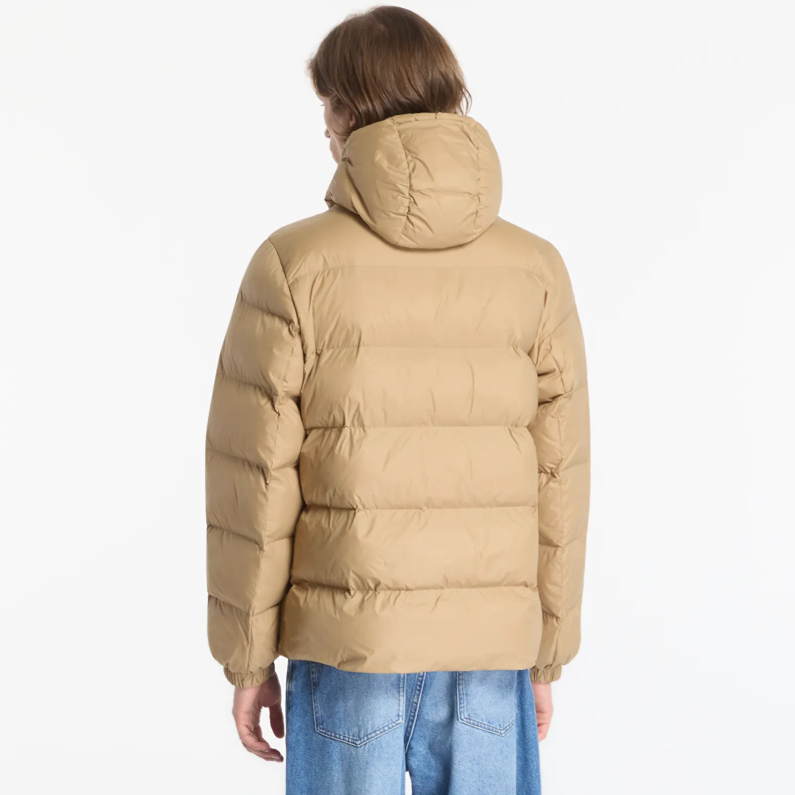 Πουπουλένια μπουφάν Calvin Klein Jeans Ls Ltwt Nyln Paded H Brown