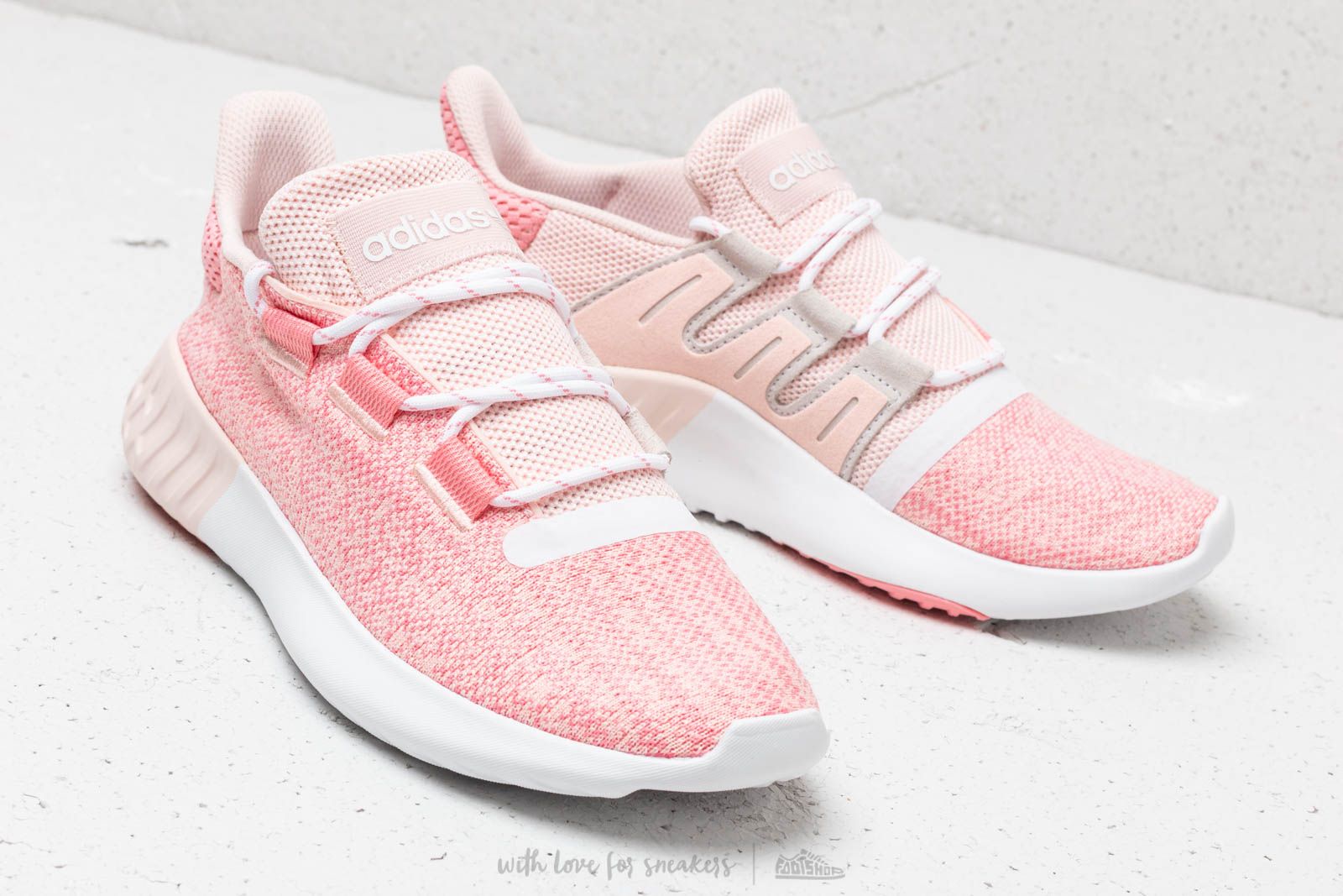 Kids sneakers and shoes adidas Tubular Dusk J Icey Pink Super Pop Chalk White Footshop