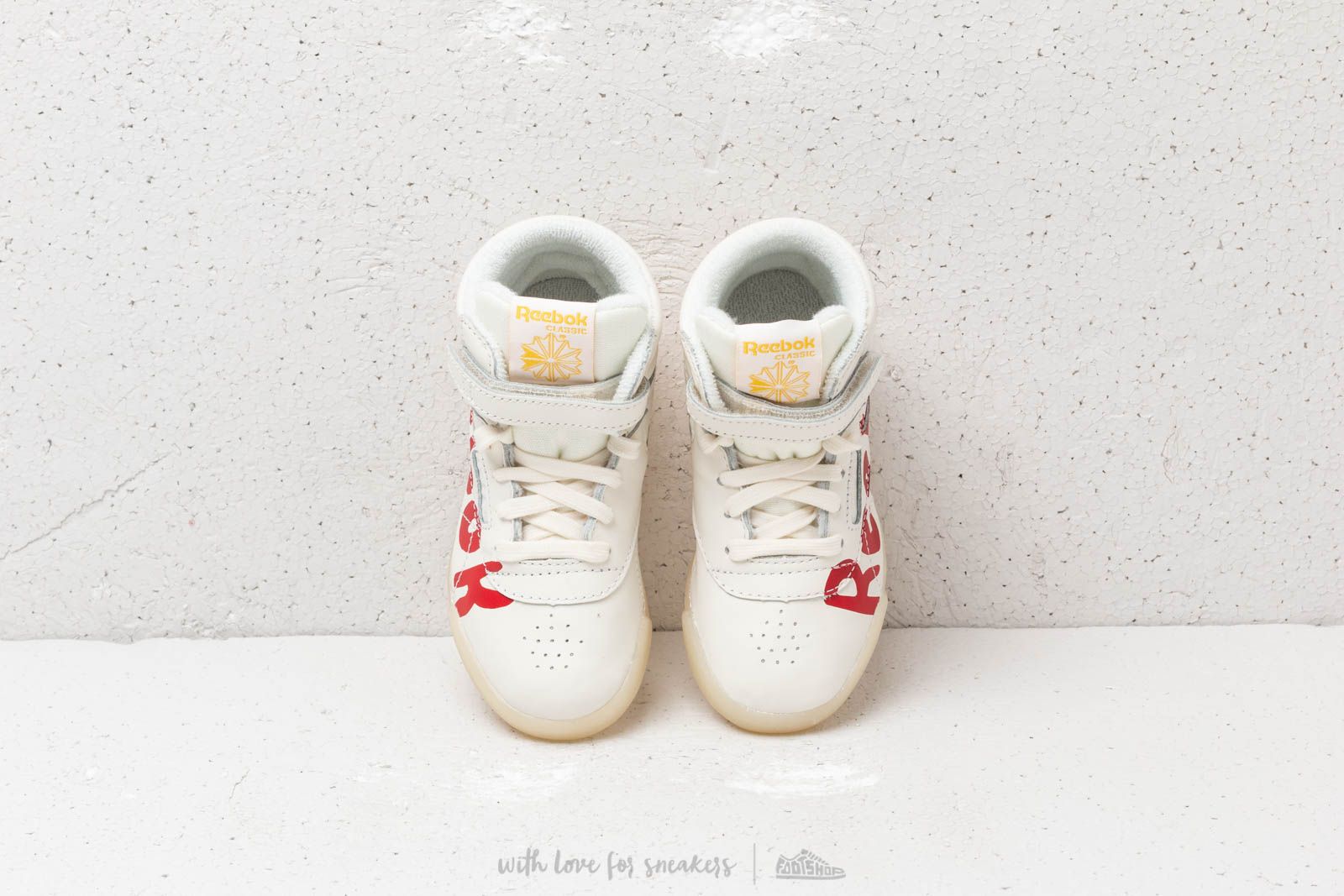 Zapatillas y zapatos para niños Reebok F/S Hi Tao Graphic Pristine/ Molten Lave/ Freesla/ Washed Yellow