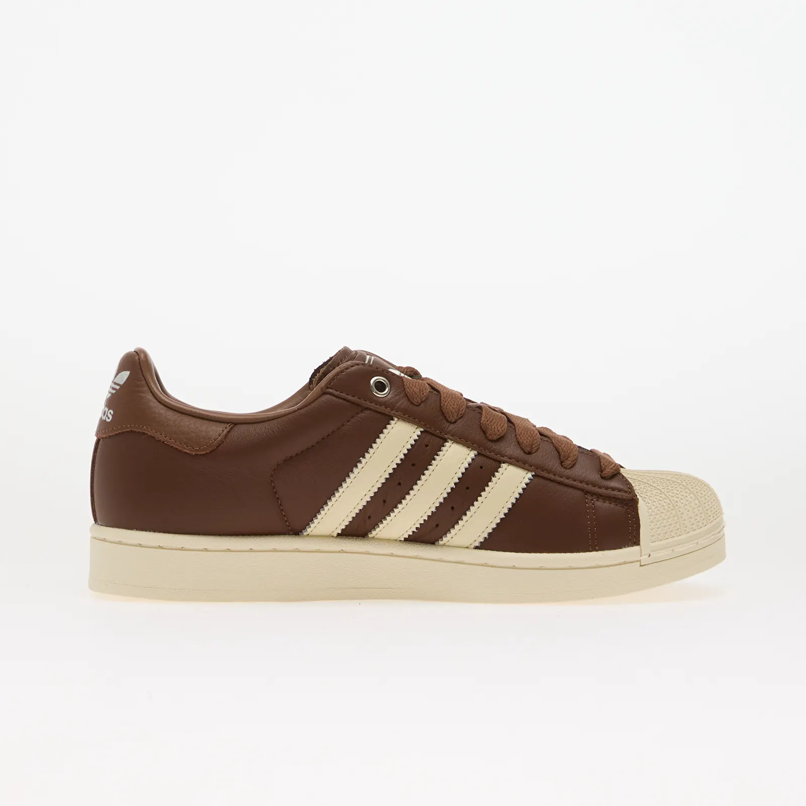 Men's shoes adidas Superstar II Preloved Brown/ Cream White/ Silver Met.