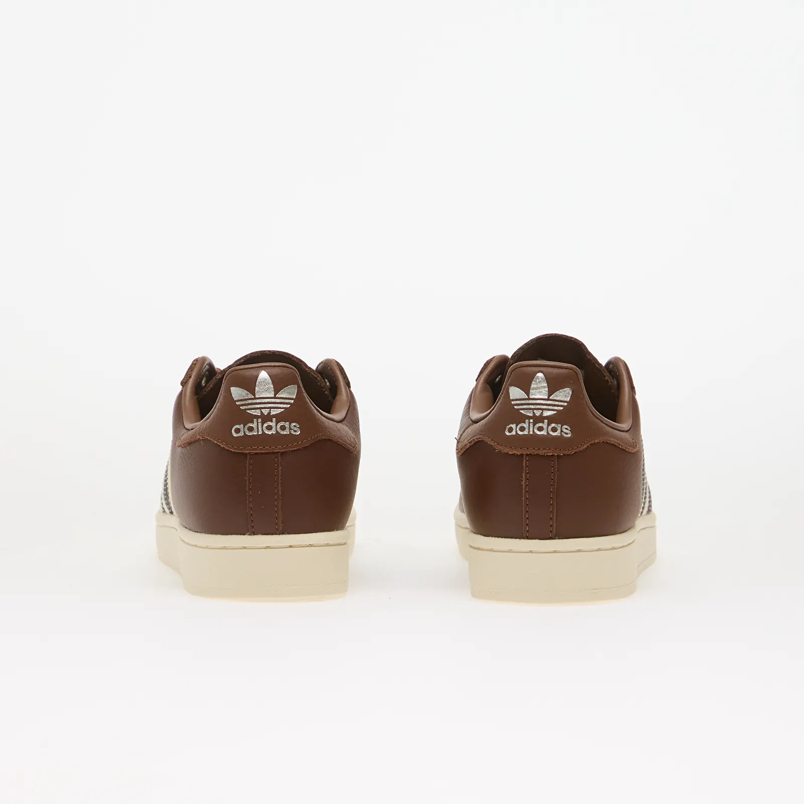 Men's shoes adidas Superstar II Preloved Brown/ Cream White/ Silver Met.