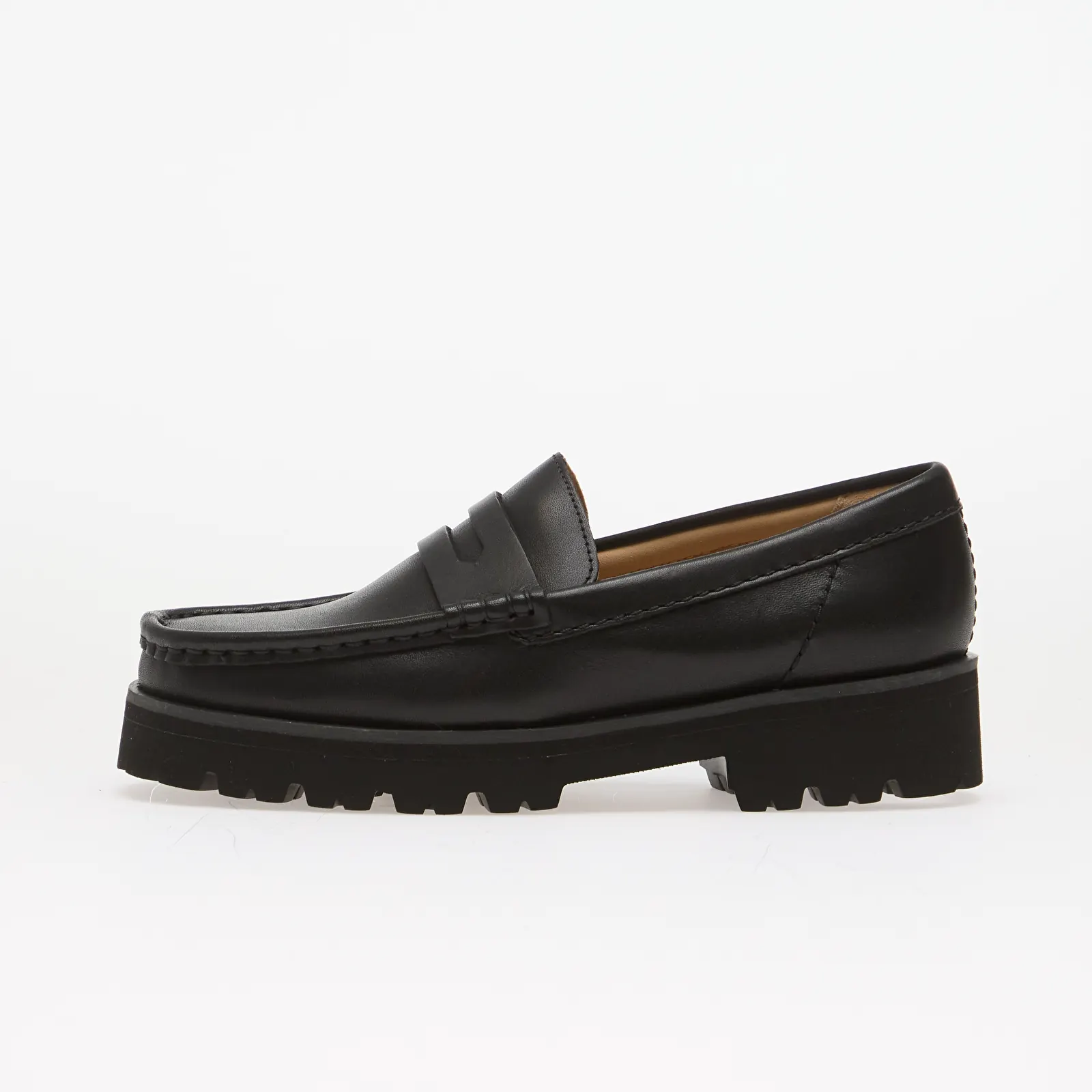 Dámské tenisky a boty Clarks Originals Yukoner Penny Black Leather
