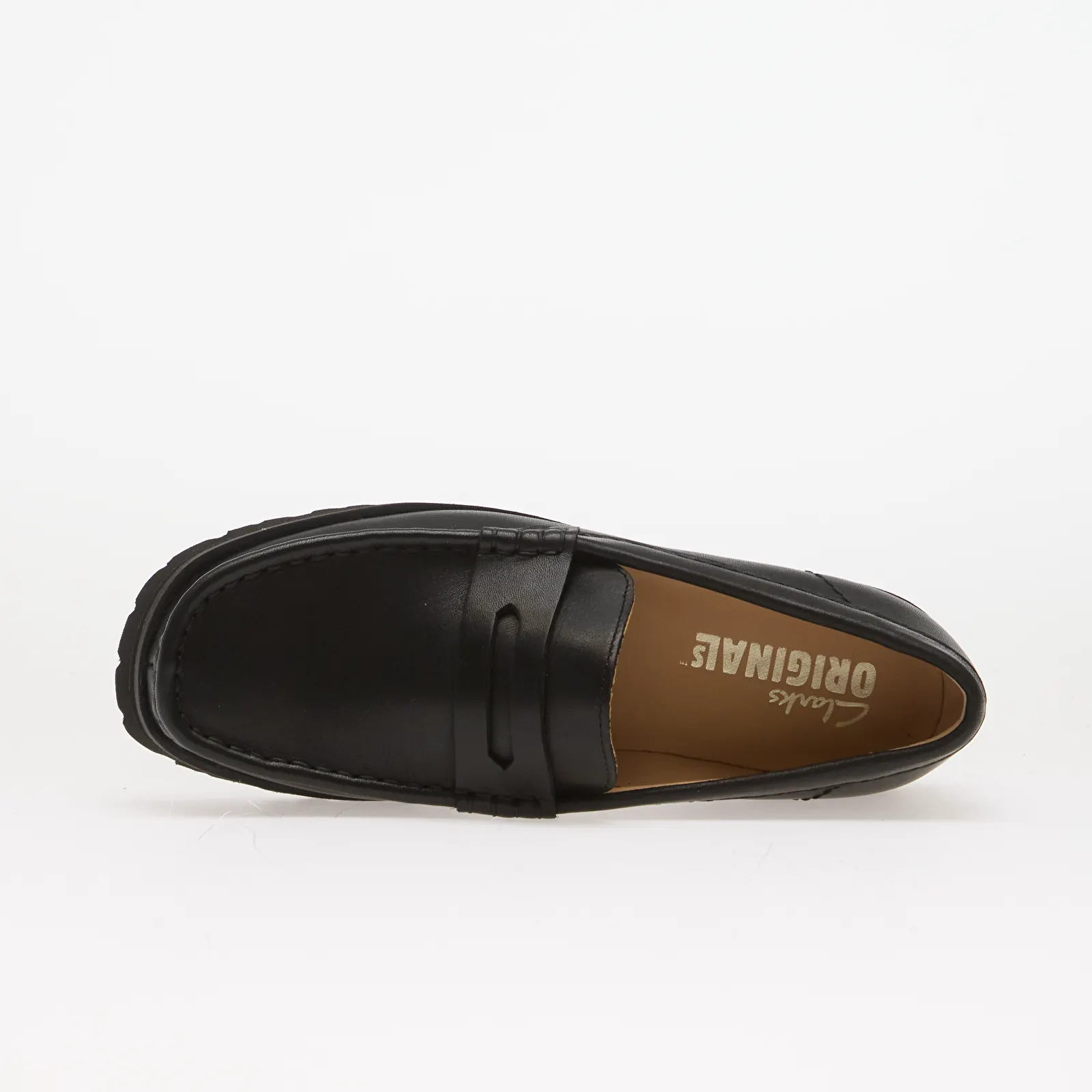 Dámské tenisky a boty Clarks Originals Yukoner Penny Black Leather