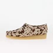 Clarks Originals Wallabee Brown Cow Print