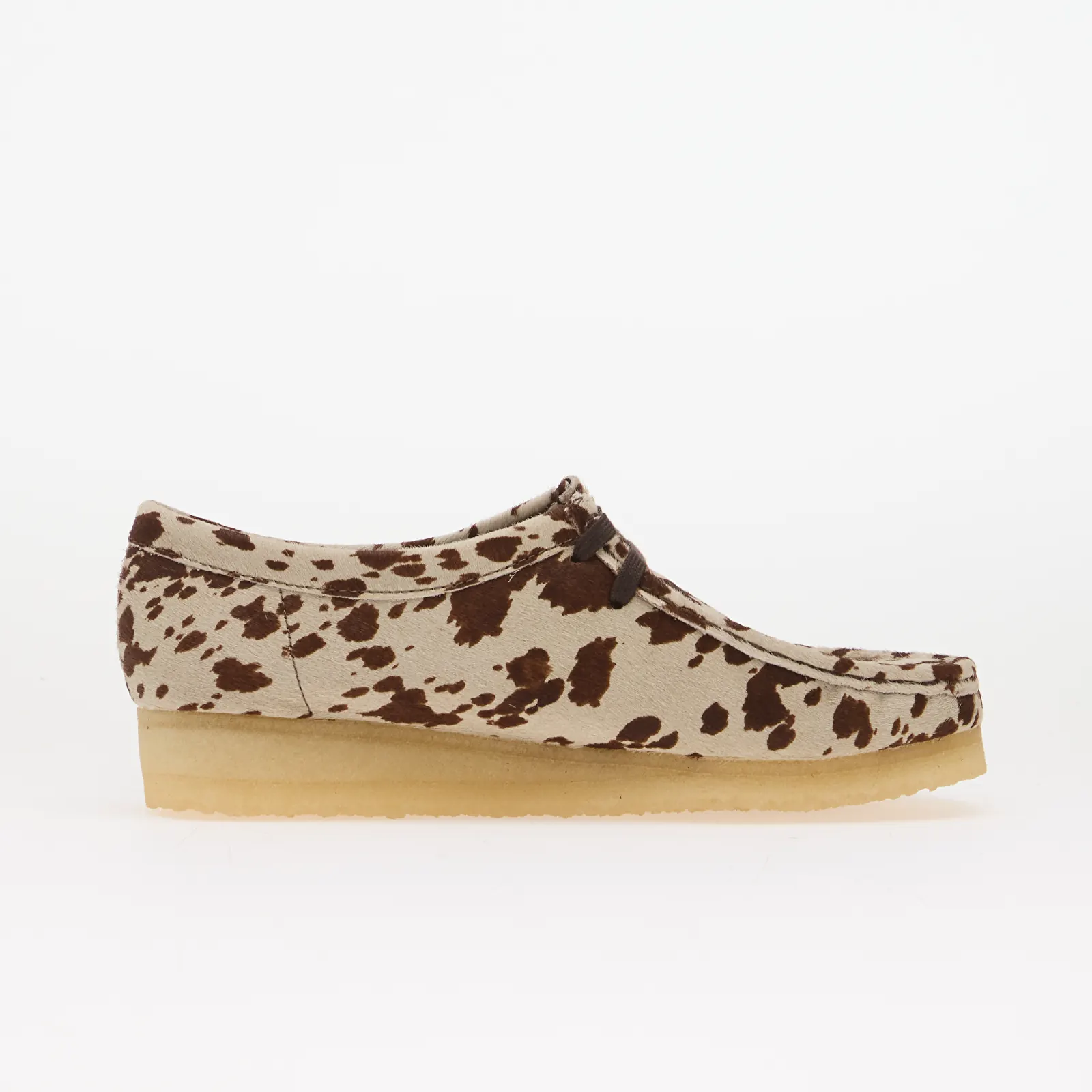 Damesschoenen Clarks Originals Wallabee Brown Cow Print