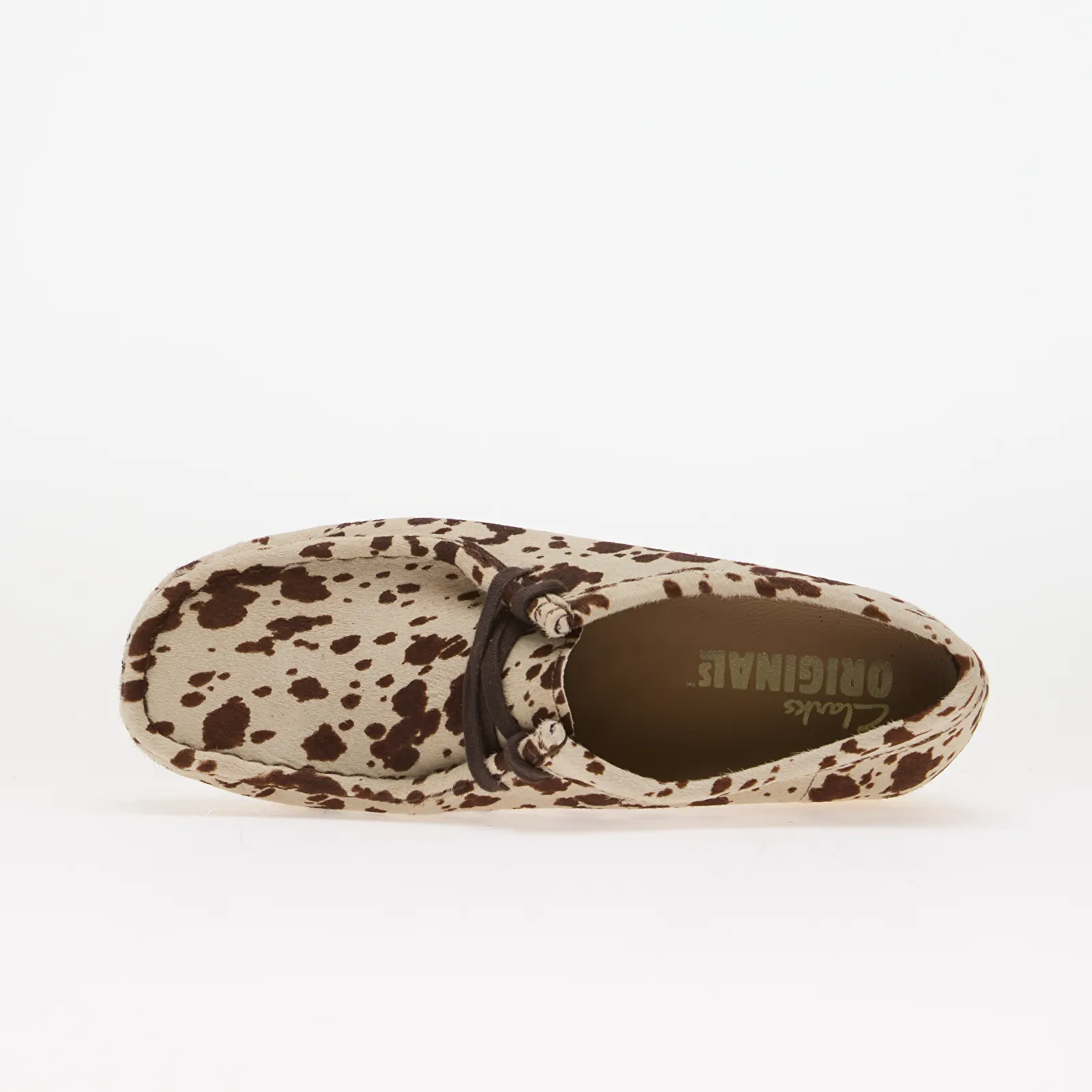 Damesschoenen Clarks Originals Wallabee Brown Cow Print