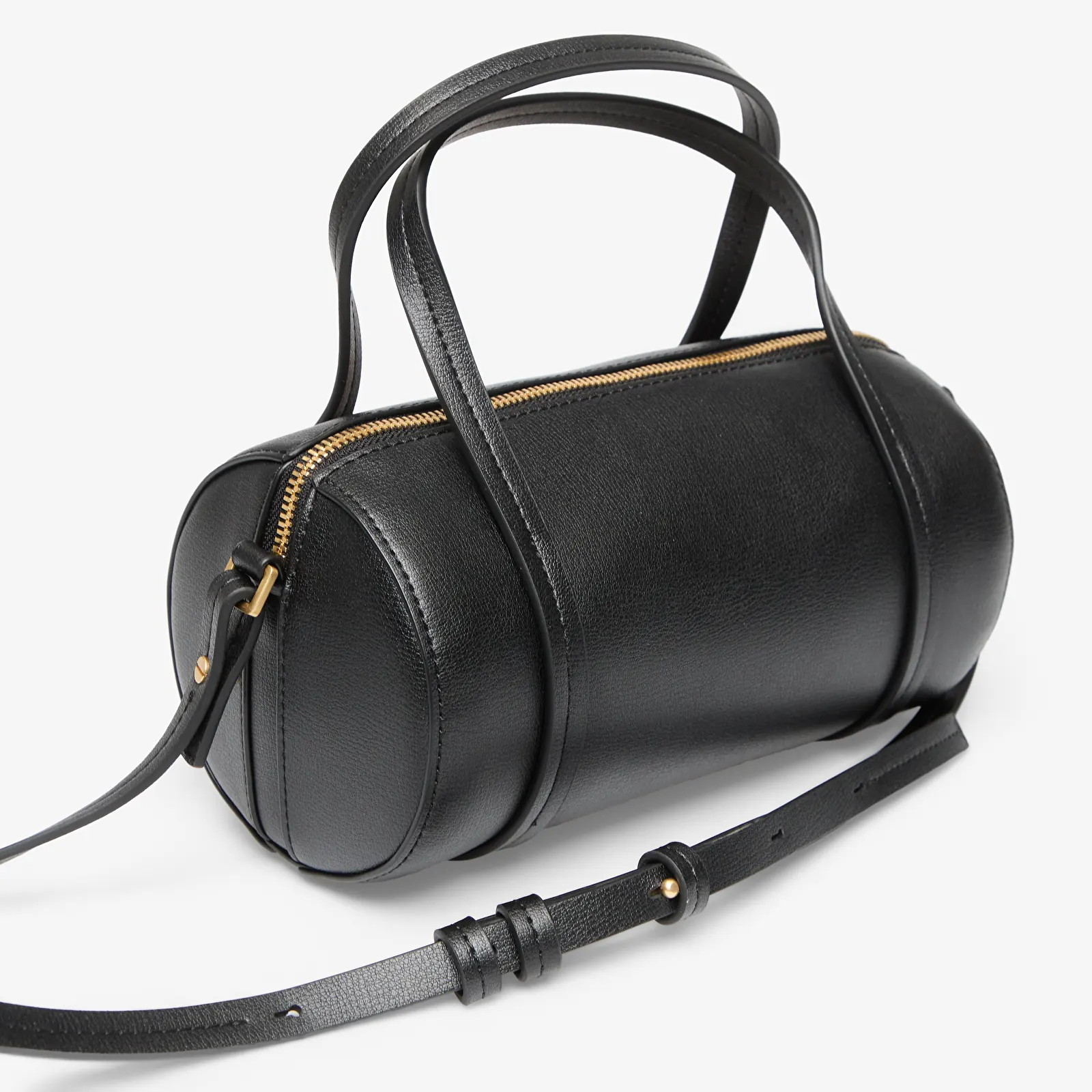 Sacs à main Calvin Klein Foil Logo Small Duffle Bag Black/ Toasted Coconut