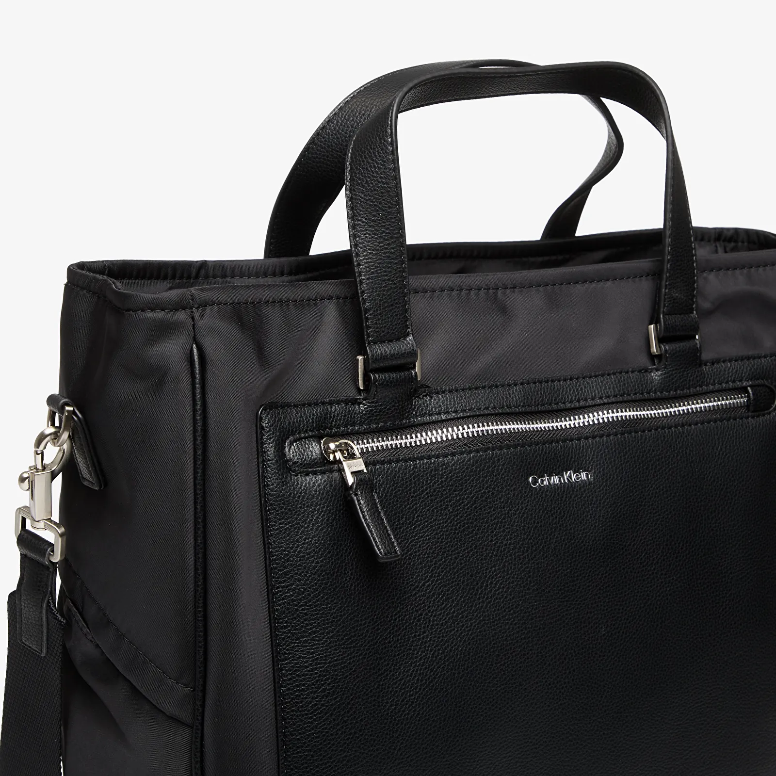 Men's Shoulder Bags Calvin Klein Ssnl Raised Logo Tote Black