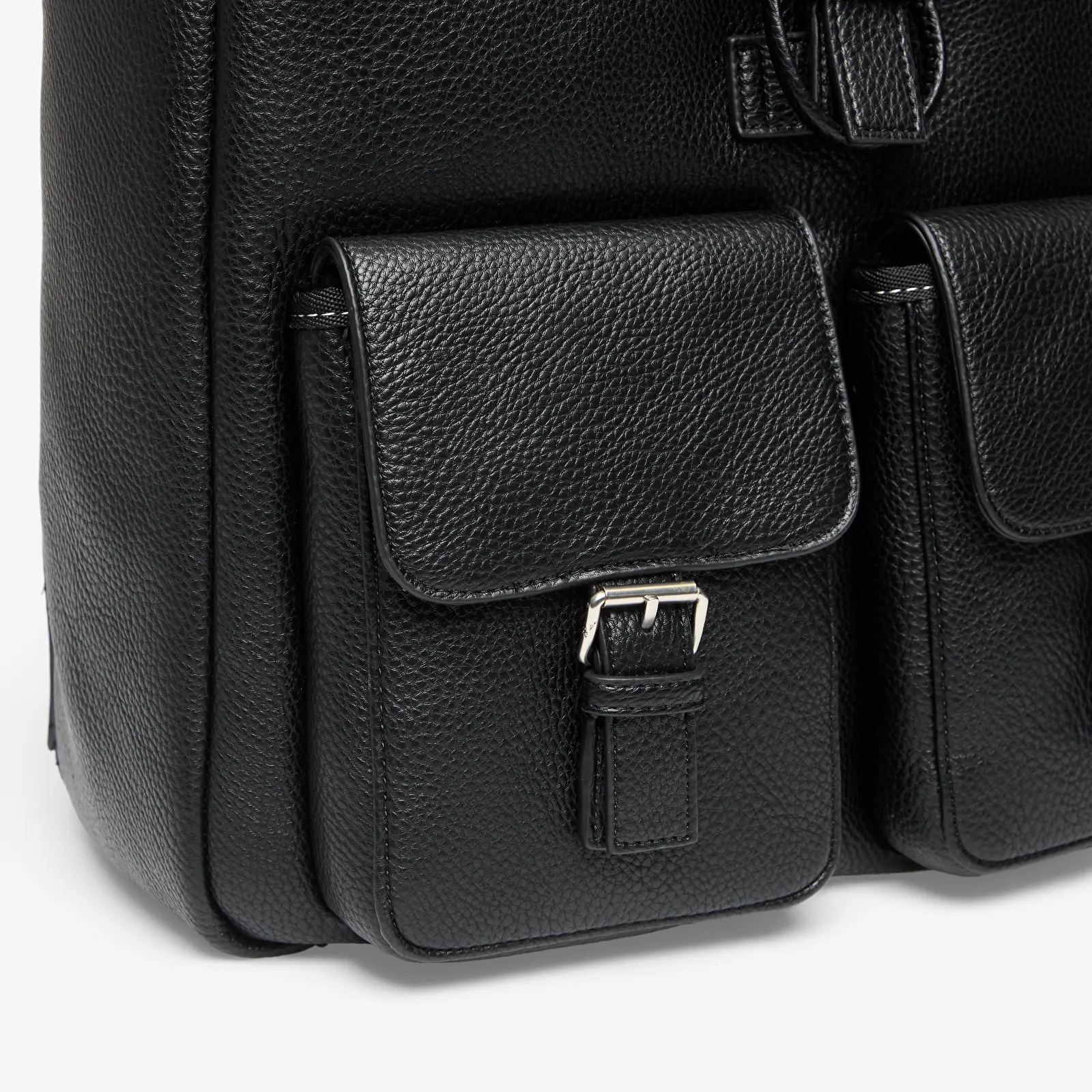 Heren rugzakken Calvin Klein Bold Pebble Flap Backpack Black