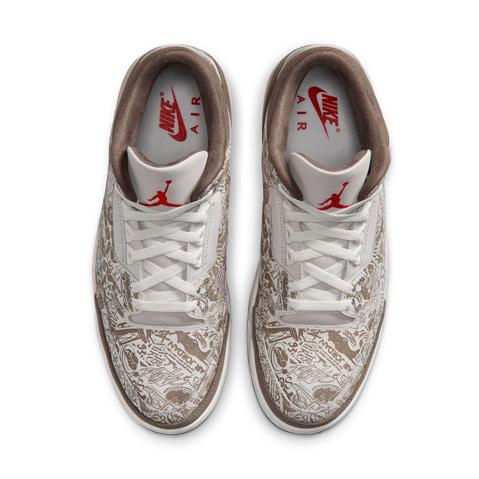 Pánske tenisky a topánky Air Jordan 3 Retro "Laser" Phantom/ University Red-Palomino-Sail