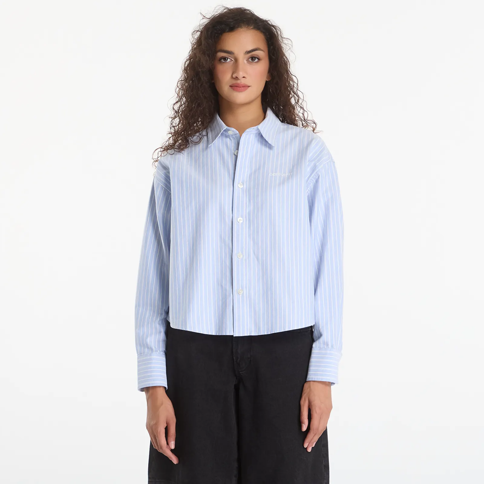 Cămașă de damă Carhartt WIP W' L/S Kanan Shirt Kanan Stripe, Bleach