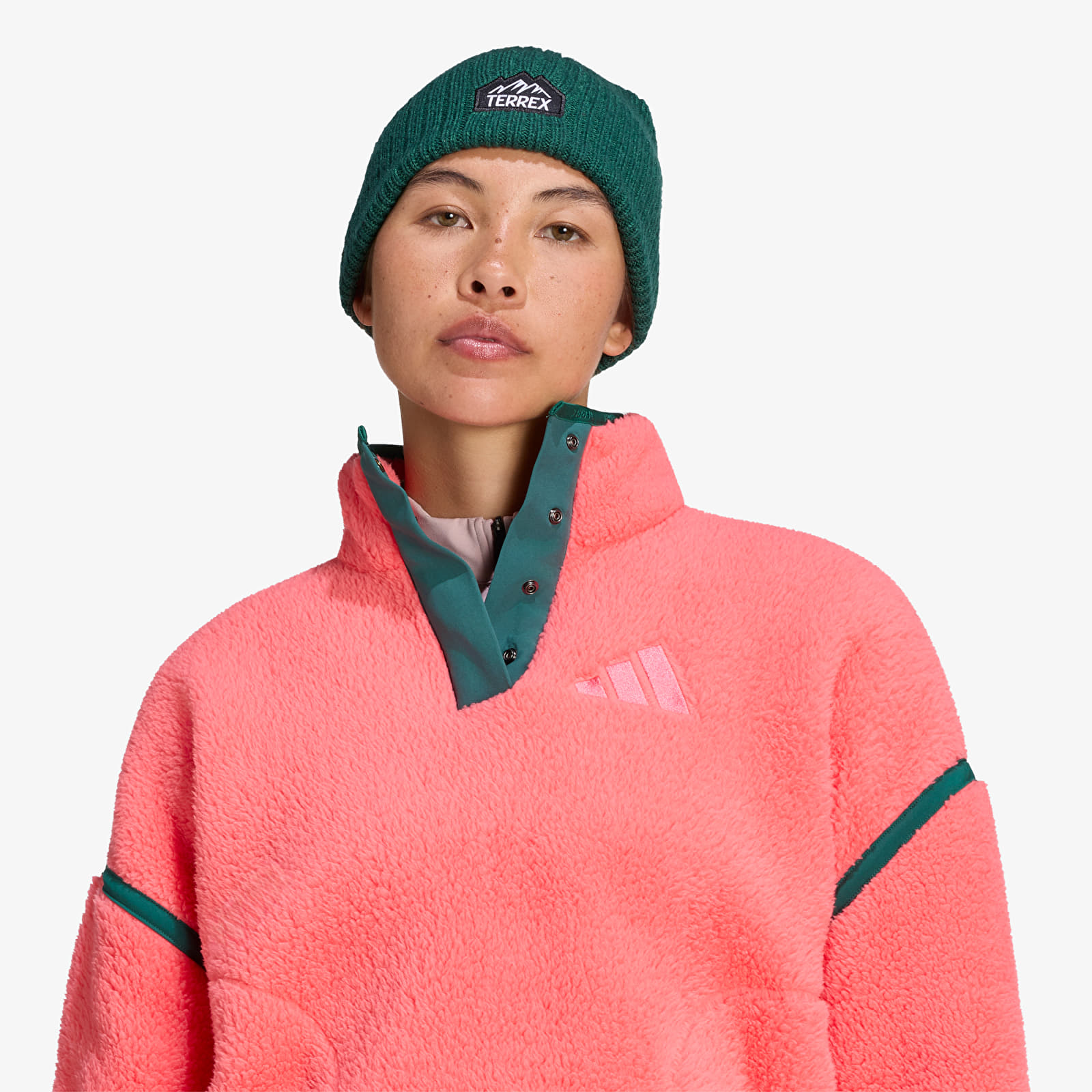 Hoodies and sweatshirts  adidas Terrex Multi High Pile Fleece Pullover Pure Turbo