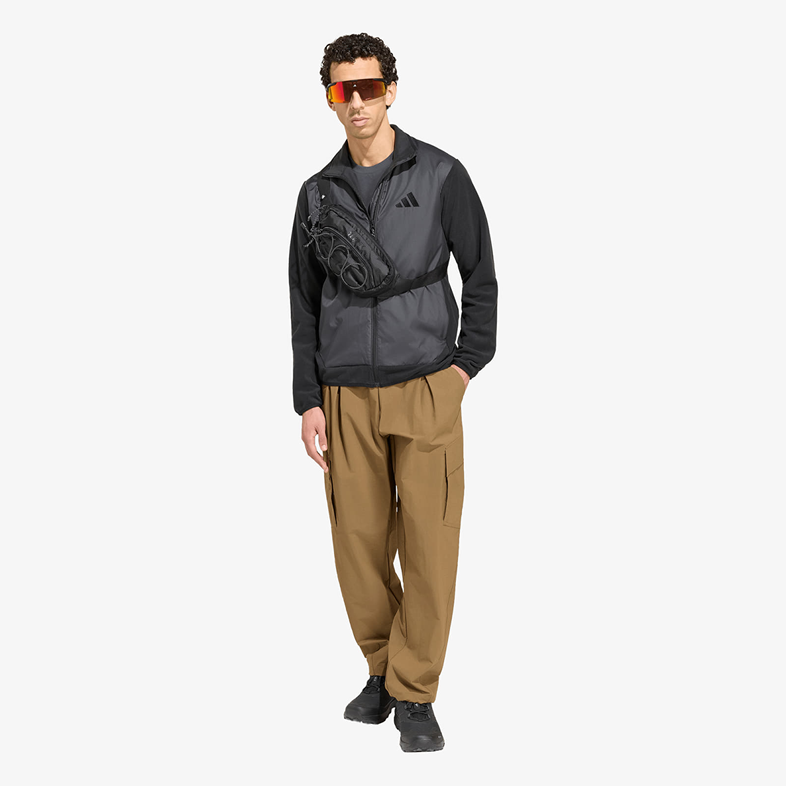 Sweatjacken und Sweatshirts adidas Terrex Multi Essentials Climawarm+ Windfleece Jacket Black