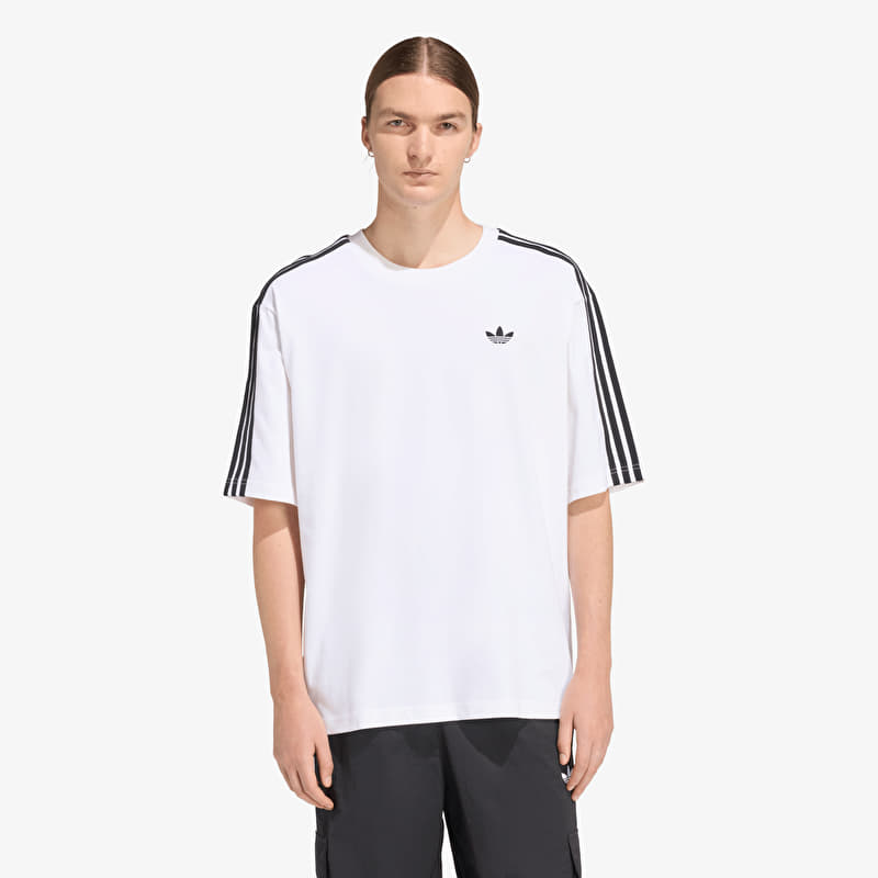 Tričko adidas Adicolor 3-STRIPES Oversized T-Shirt White