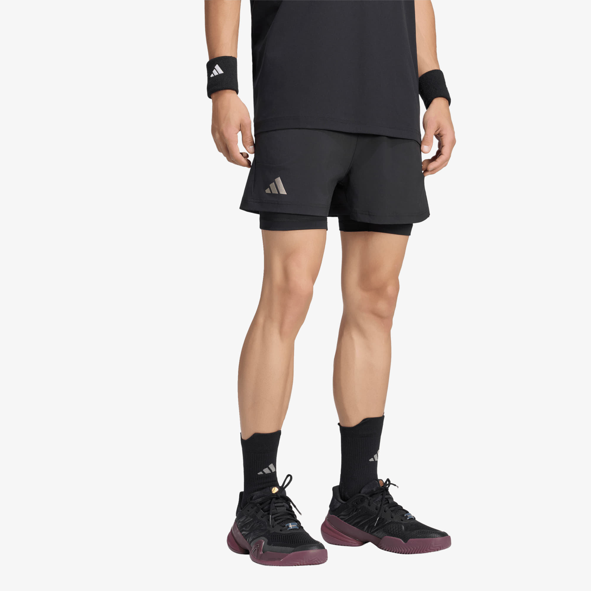 adidas Tennis Climacool Shorts & Tight Set Black XL